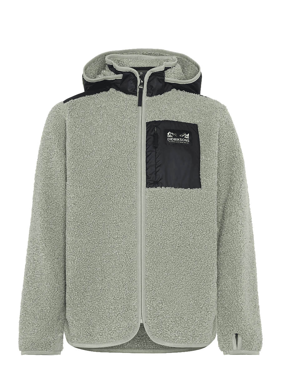 Didriksons - EXA KIDS FZ 3 - kapuzenpullover - wilted leaf - 1