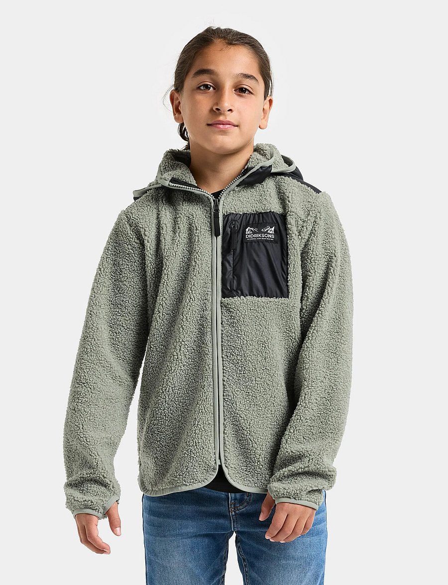 Didriksons - EXA KIDS FZ 3 - kapuzenpullover - wilted leaf - 0