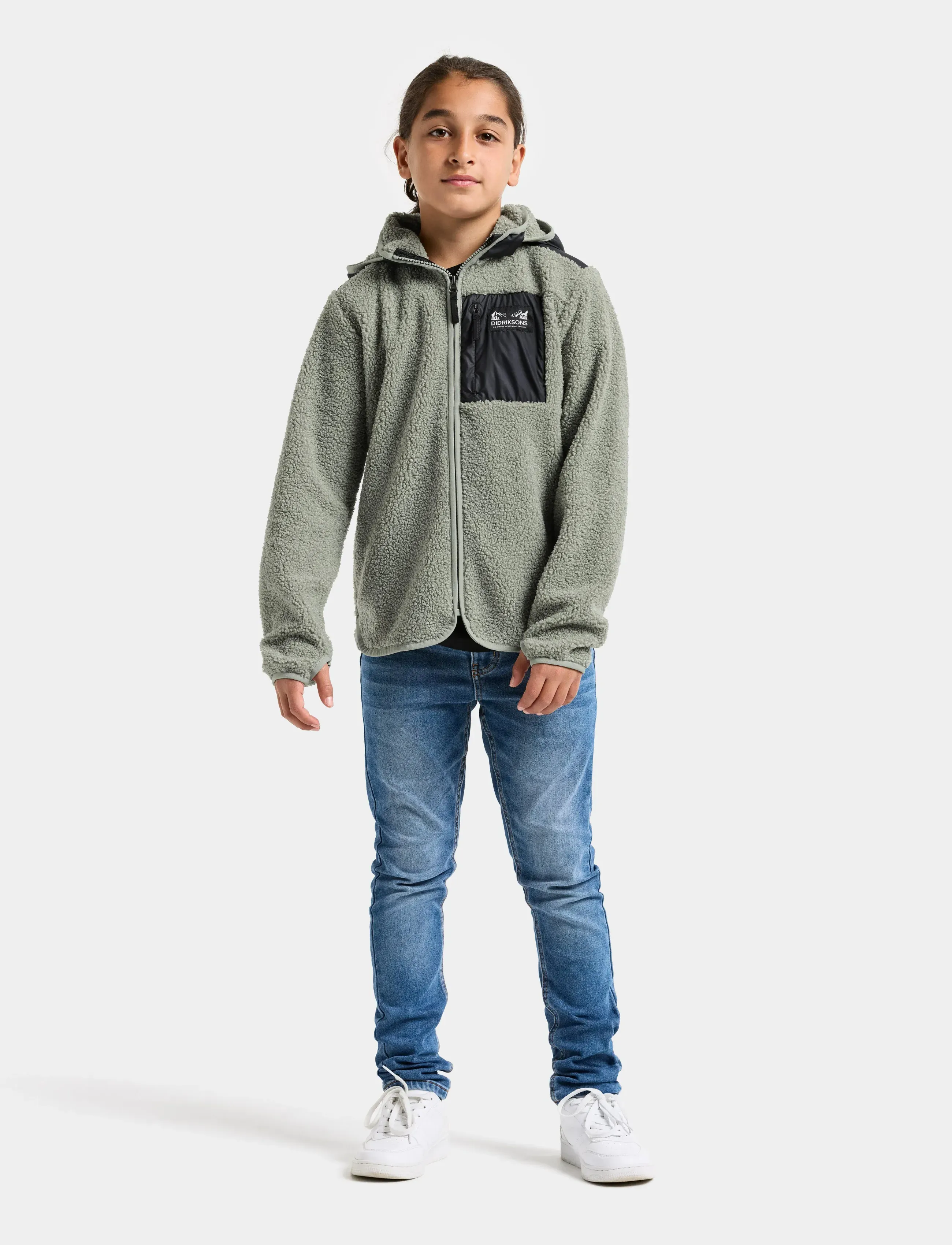 Didriksons - EXA KIDS FZ 3 - hoodies - wilted leaf - 3