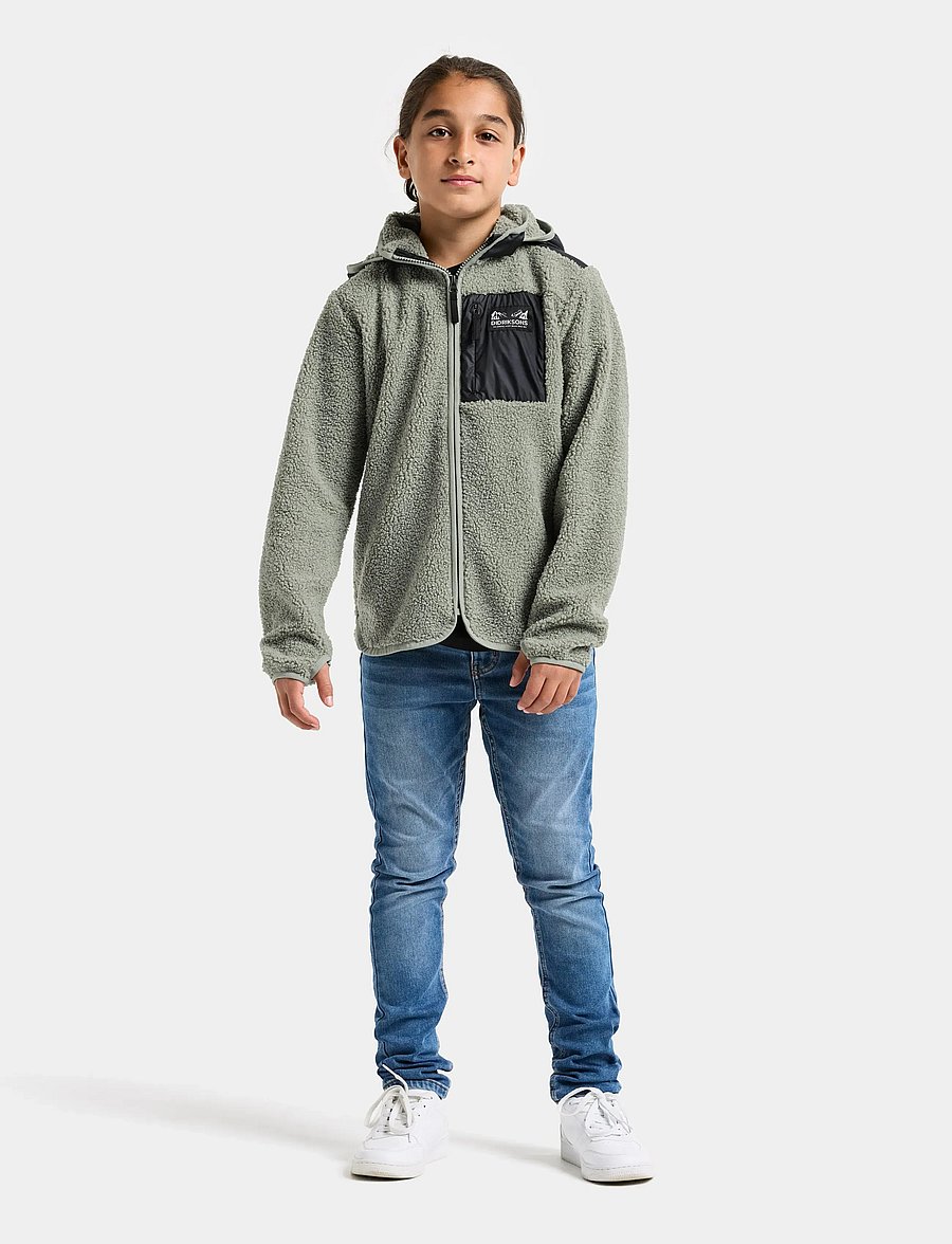 Didriksons - EXA KIDS FZ 3 - kapuzenpullover - wilted leaf - 3