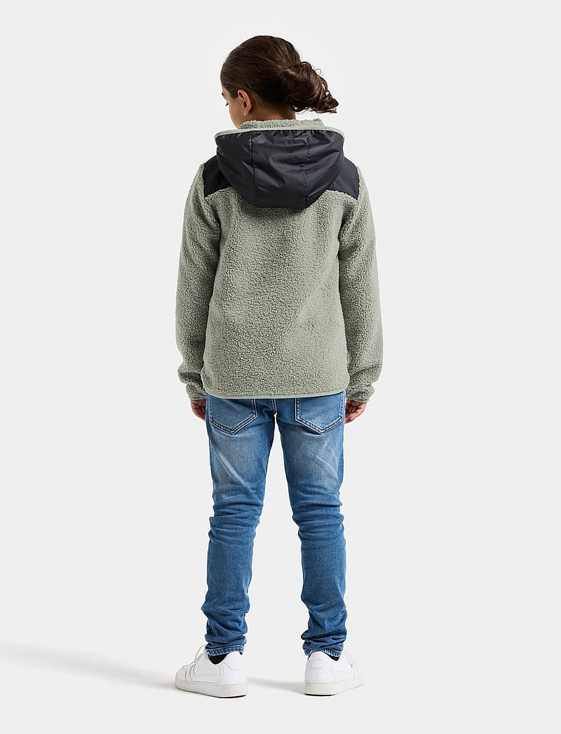 Didriksons - EXA KIDS FZ 3 - kapuutsiga dressipluusid - wilted leaf - 4