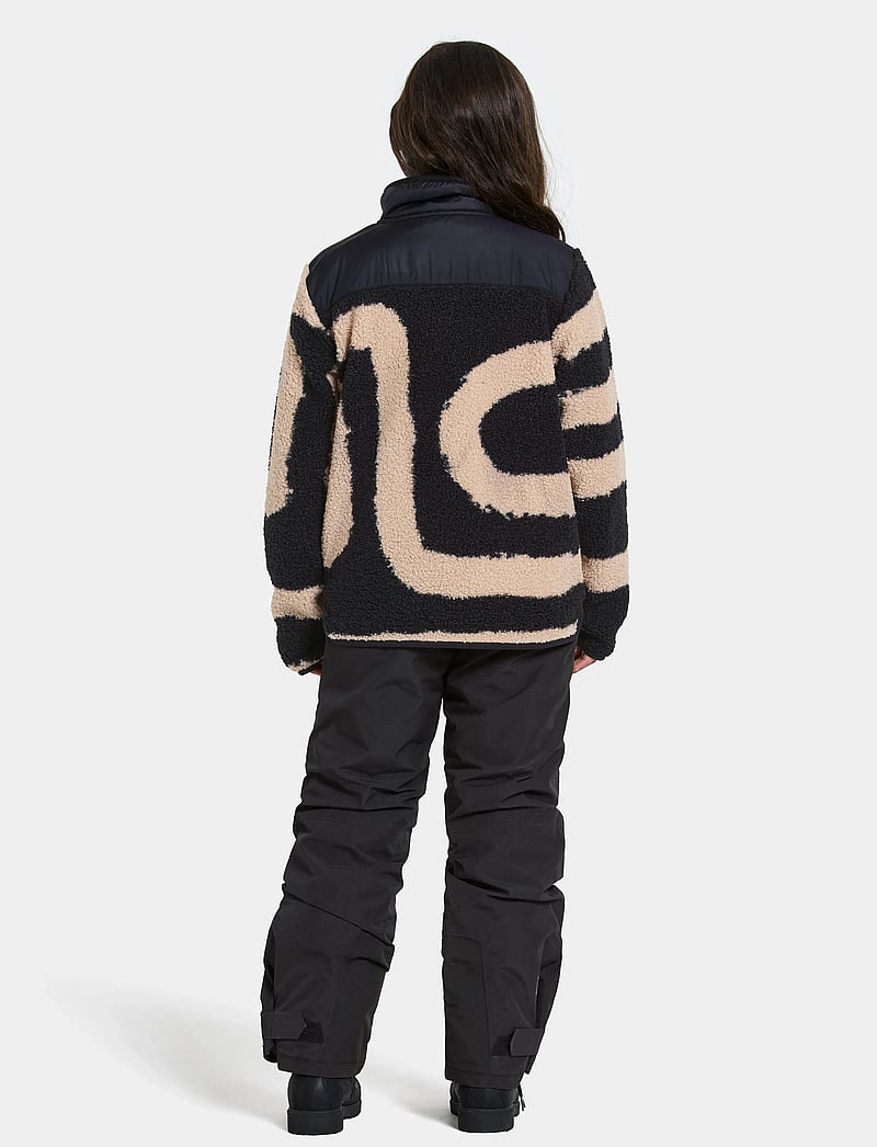 Didriksons - EXA PR KIDS FZ 2 - sweatshirts - path l black - 4