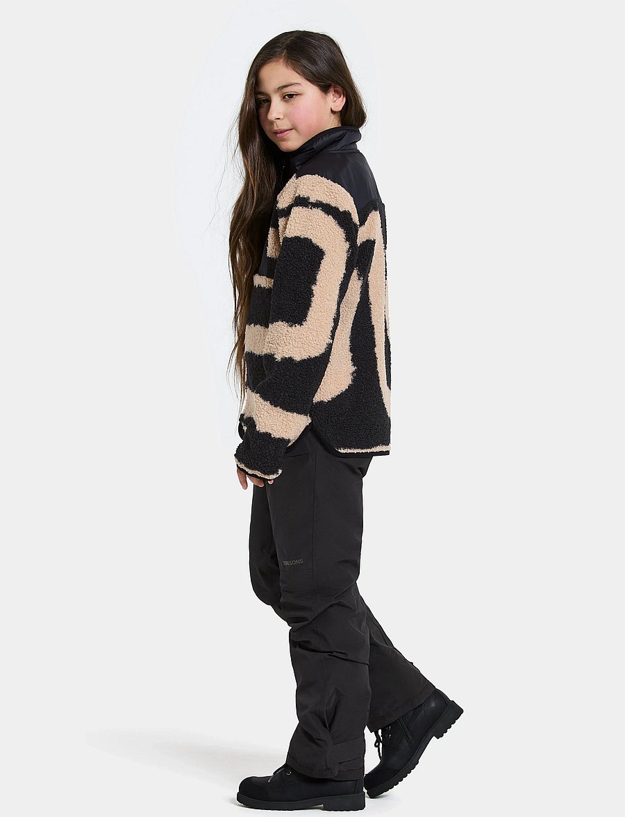 Didriksons - EXA PR KIDS FZ 2 - sweatshirts - path l black - 5