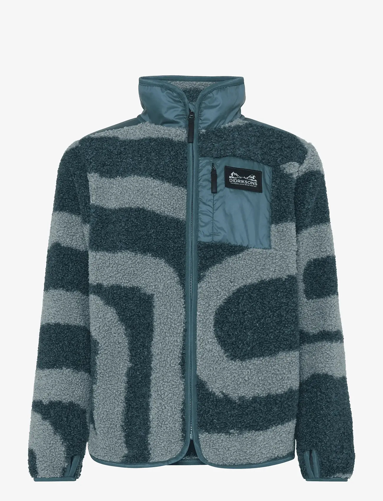 Didriksons - EXA PR KIDS FZ 2 - sweatshirts - path l blue - 1