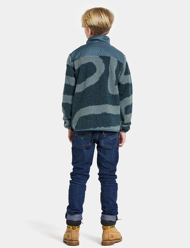 Didriksons - EXA PR KIDS FZ 2 - sweatshirts - path l blue - 4