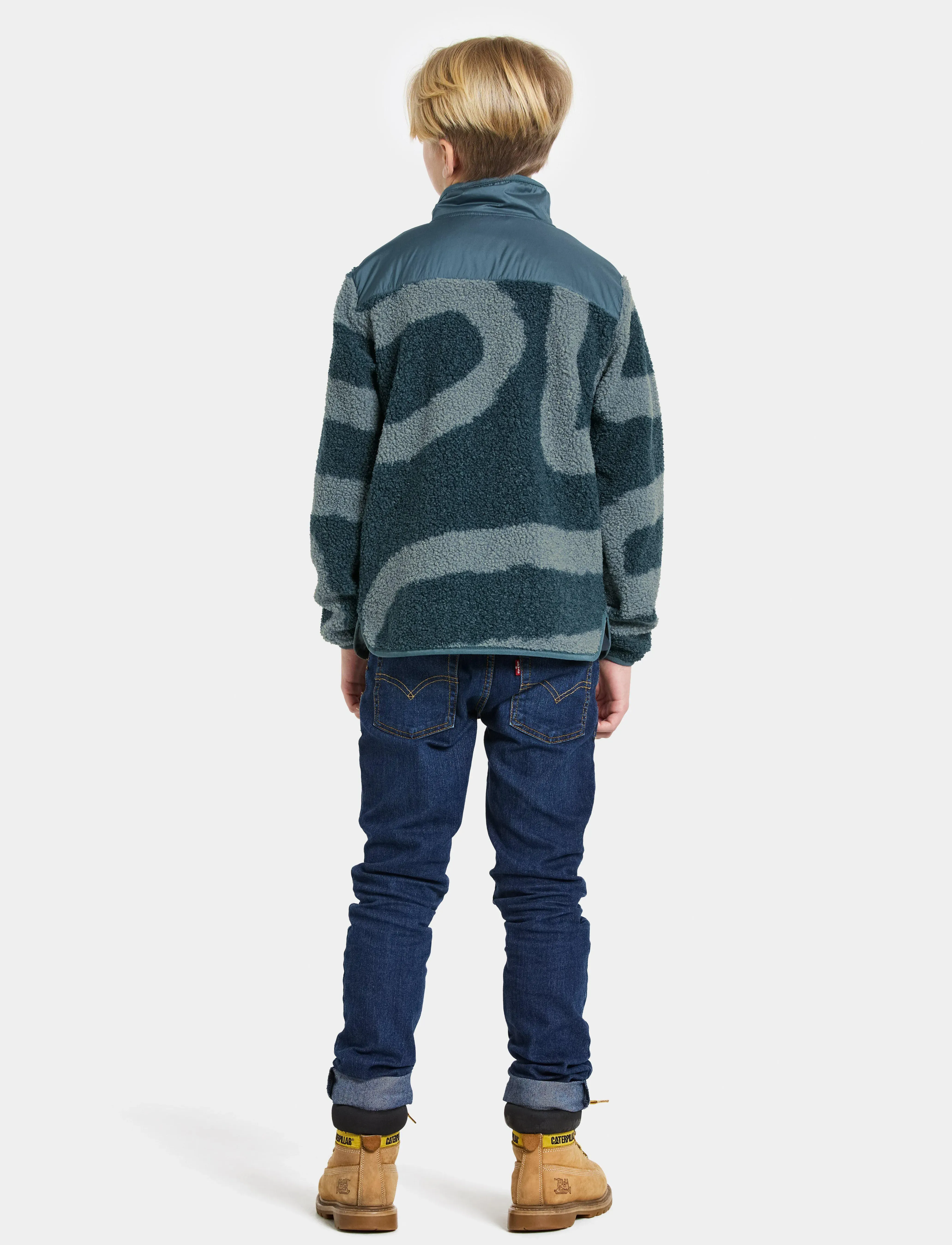 Didriksons - EXA PR KIDS FZ 2 - sweatshirts - path l blue - 4