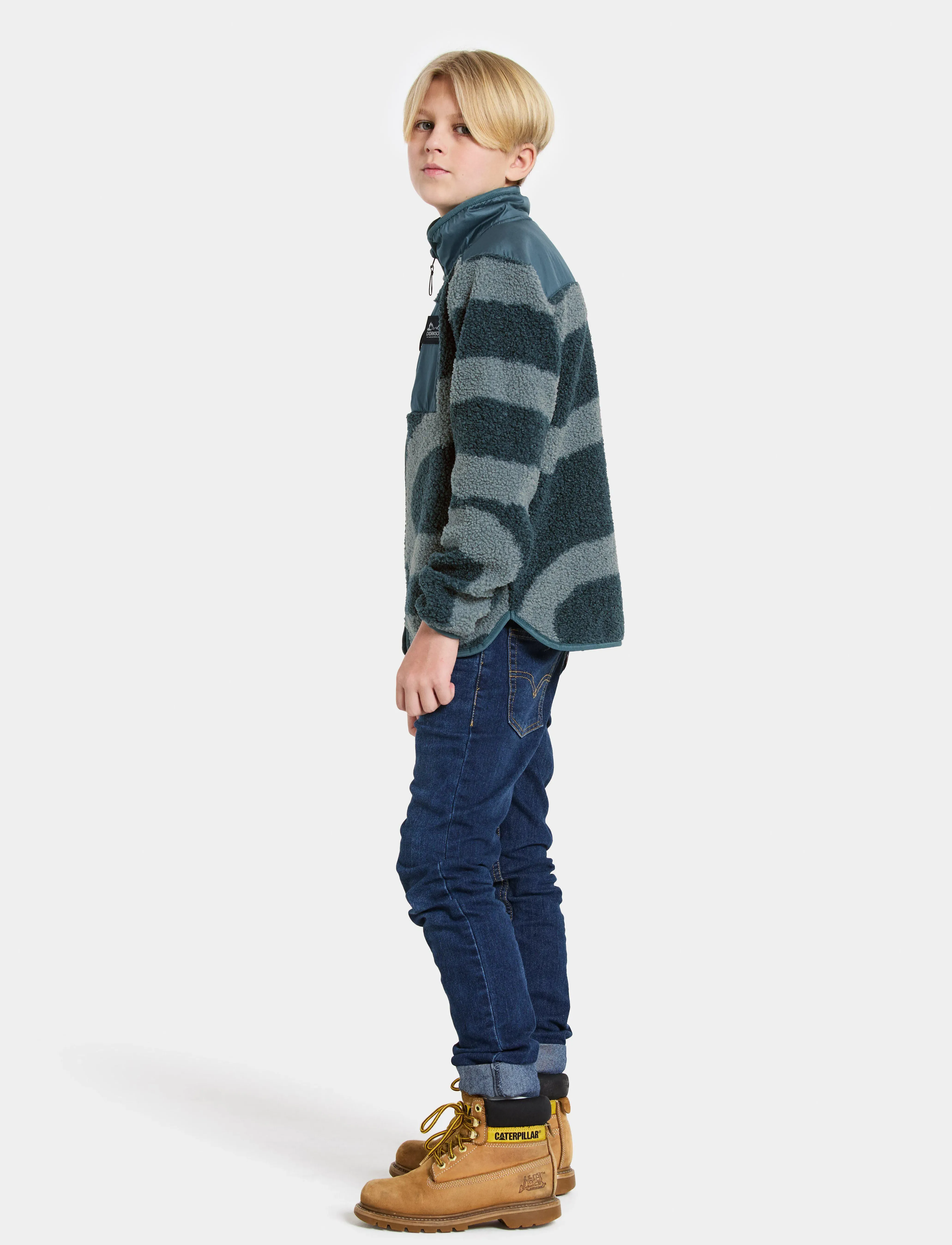 Didriksons - EXA PR KIDS FZ 2 - dressipluusid - path l blue - 5