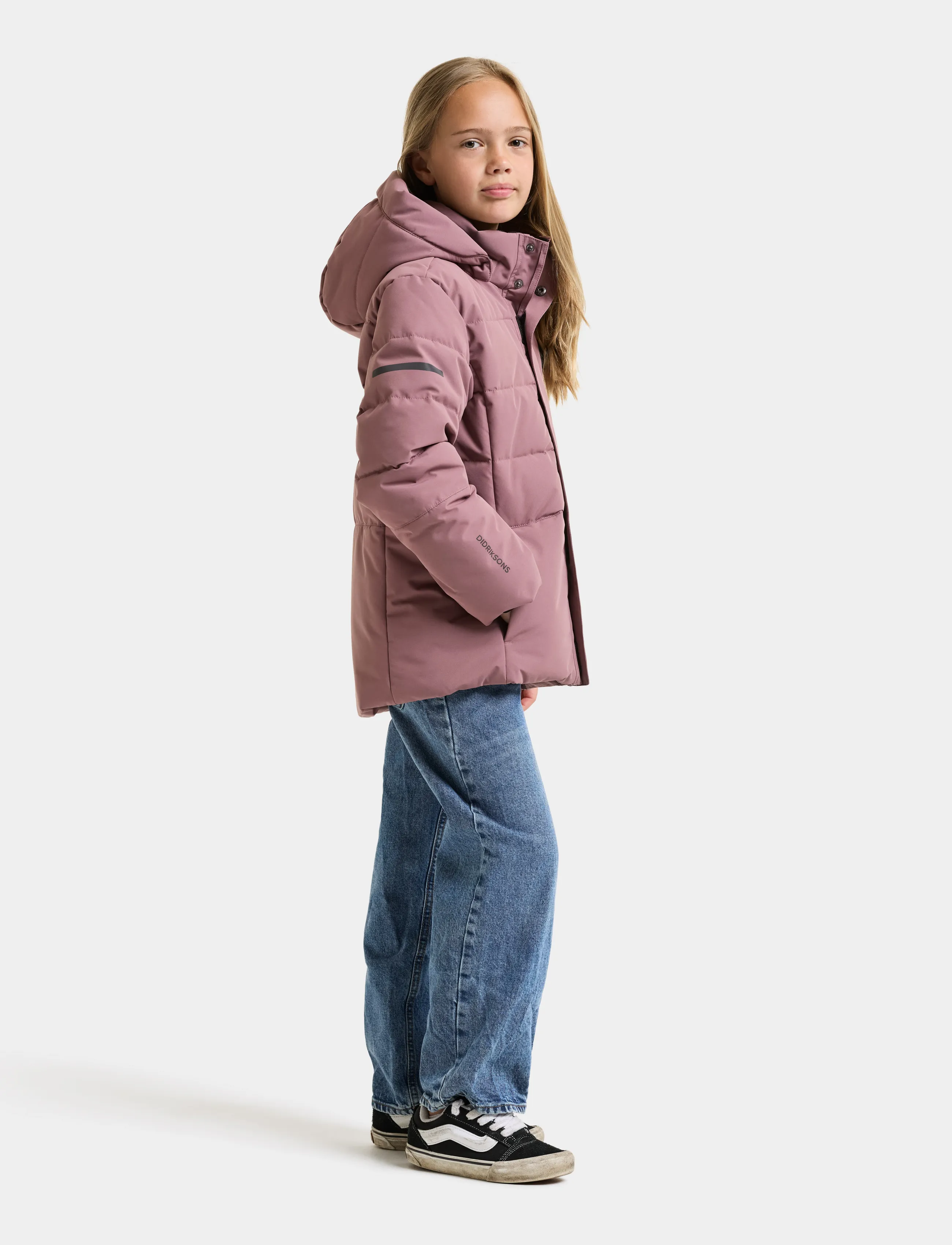 Didriksons - Silikat Kids' Jacket - skidjackor - dulse pink - 4