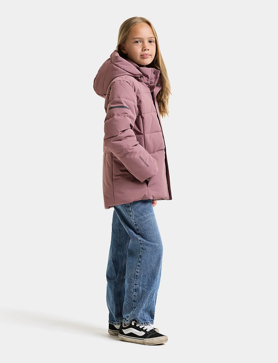 Didriksons - Silikat Kids' Jacket - skidjackor - dulse pink - 4