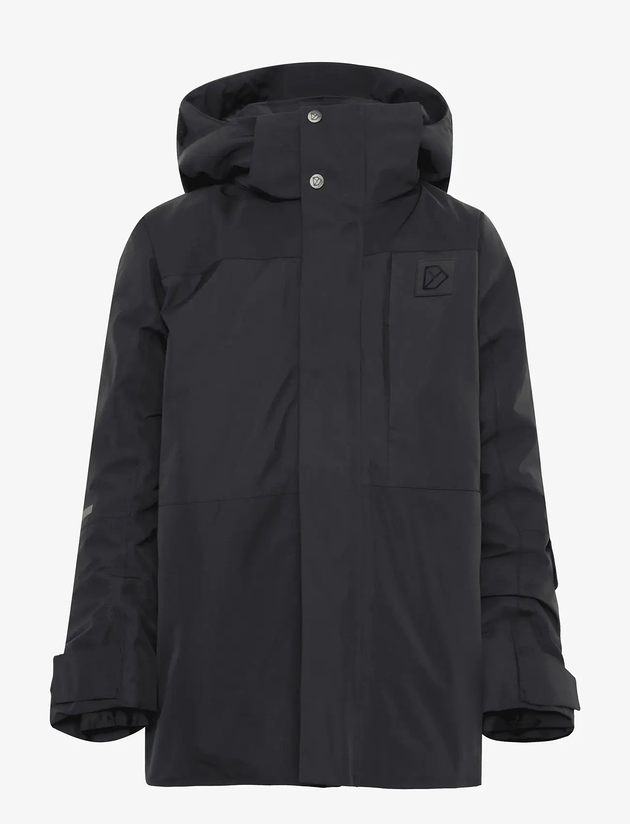 Didriksons - GABBRO KIDS JKT - Üleriided - black - 1