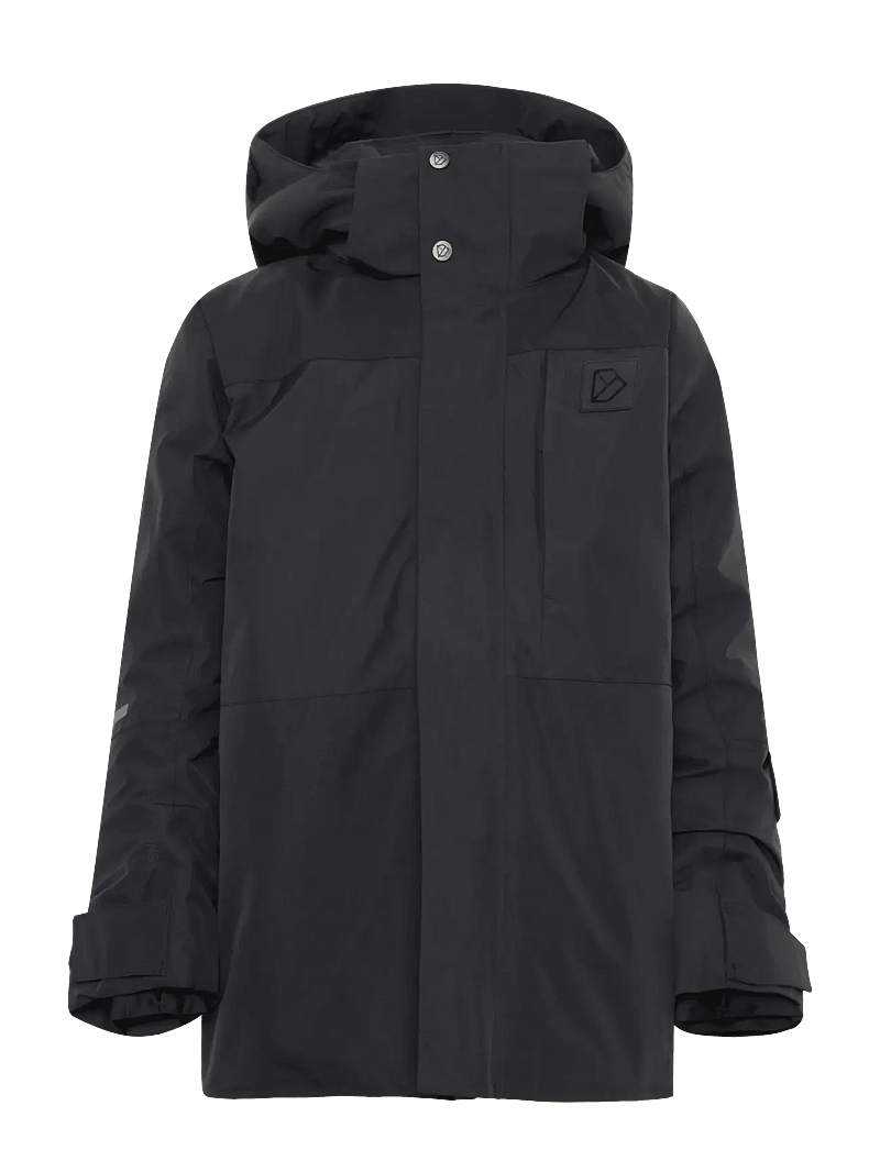 Didriksons - GABBRO KIDS JKT - virsdrēbes - black - 1