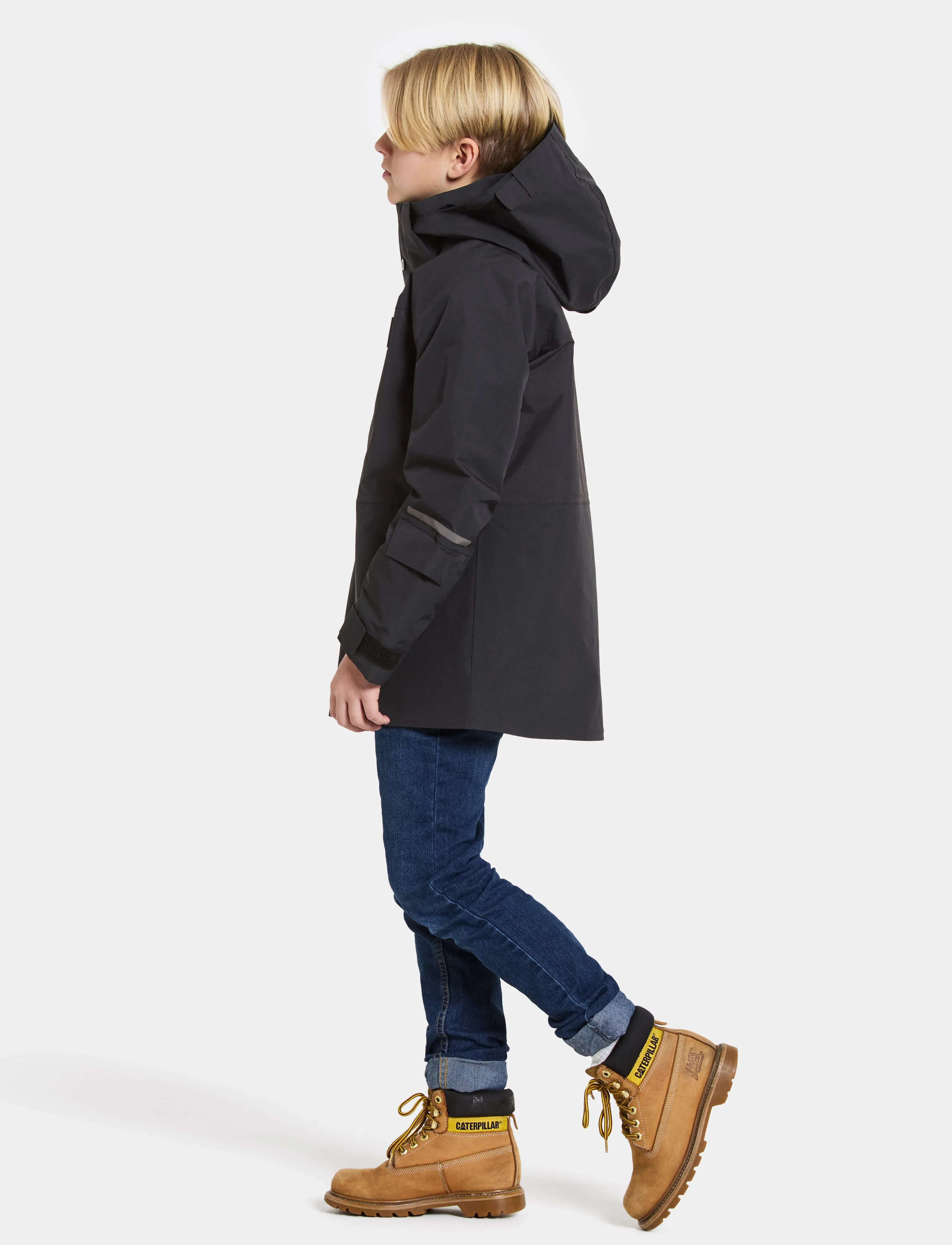 Didriksons - GABBRO KIDS JKT - Üleriided - black - 5