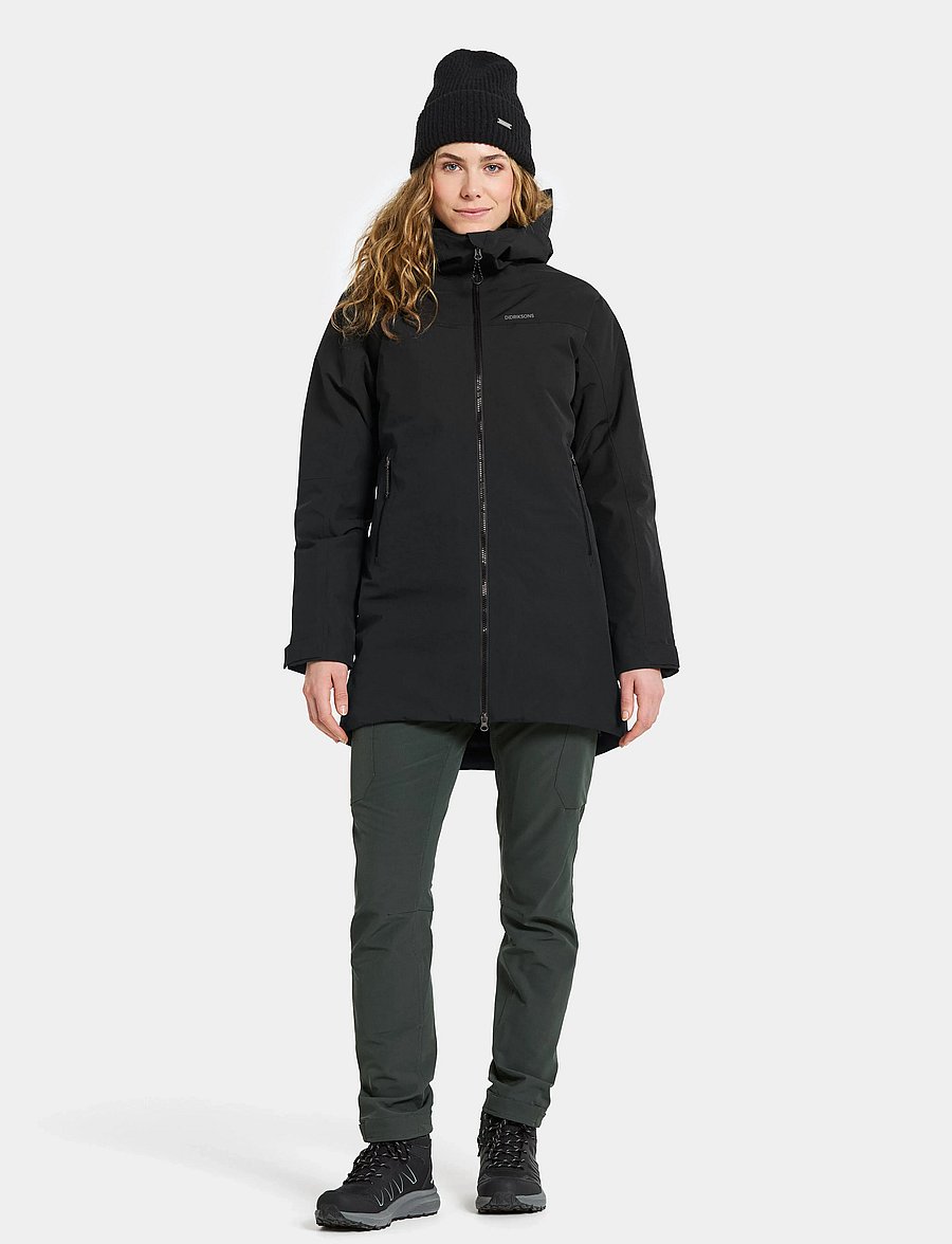 Didriksons - MARGET WNS PARKA - joped - black - 3