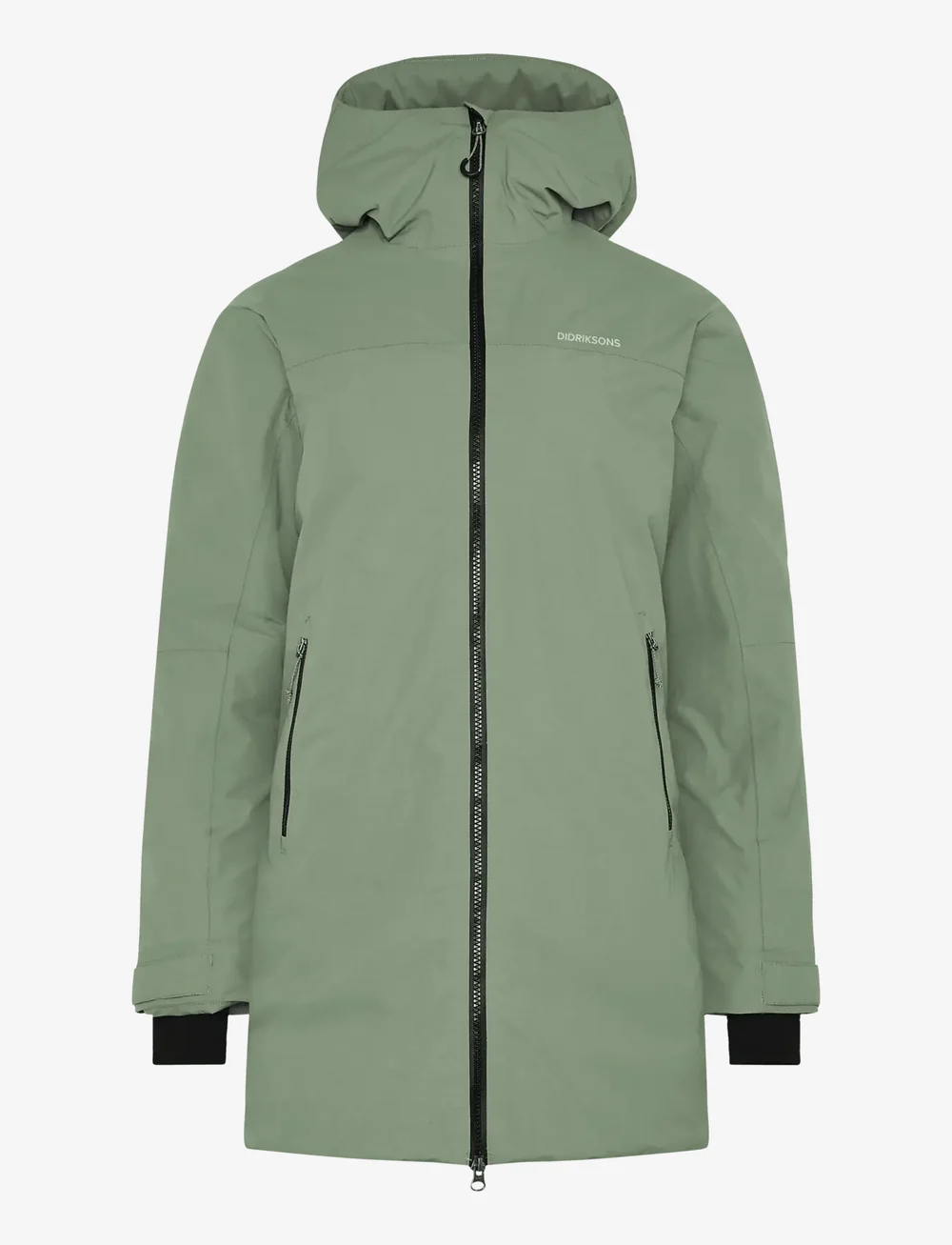 Didriksons - MARGET WNS PARKA - parkasjackor - light moss - 1