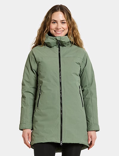 Didriksons MARGET WNS PARKA - Outerwear - LIGHT MOSS / green
