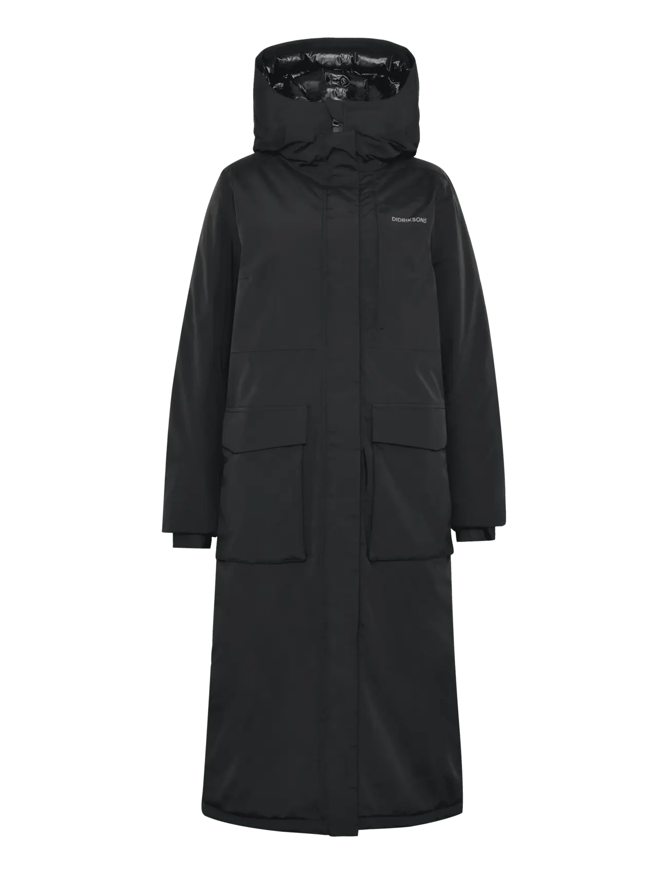 Didriksons LEYA WNS PARKA L 4 - Didriksons - BLACK / black
