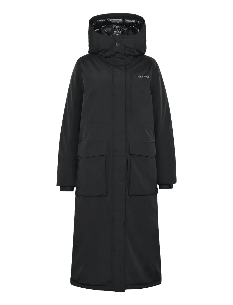 Didriksons - LEYA WNS PARKA L 4 - joped - black - 1