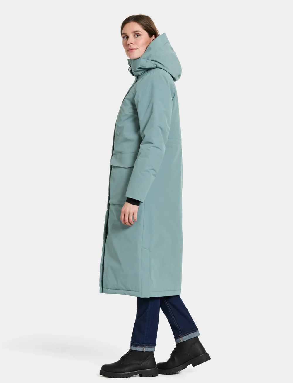 Didriksons - LEYA WNS PARKA L 4 - jakker - factory blue - 5