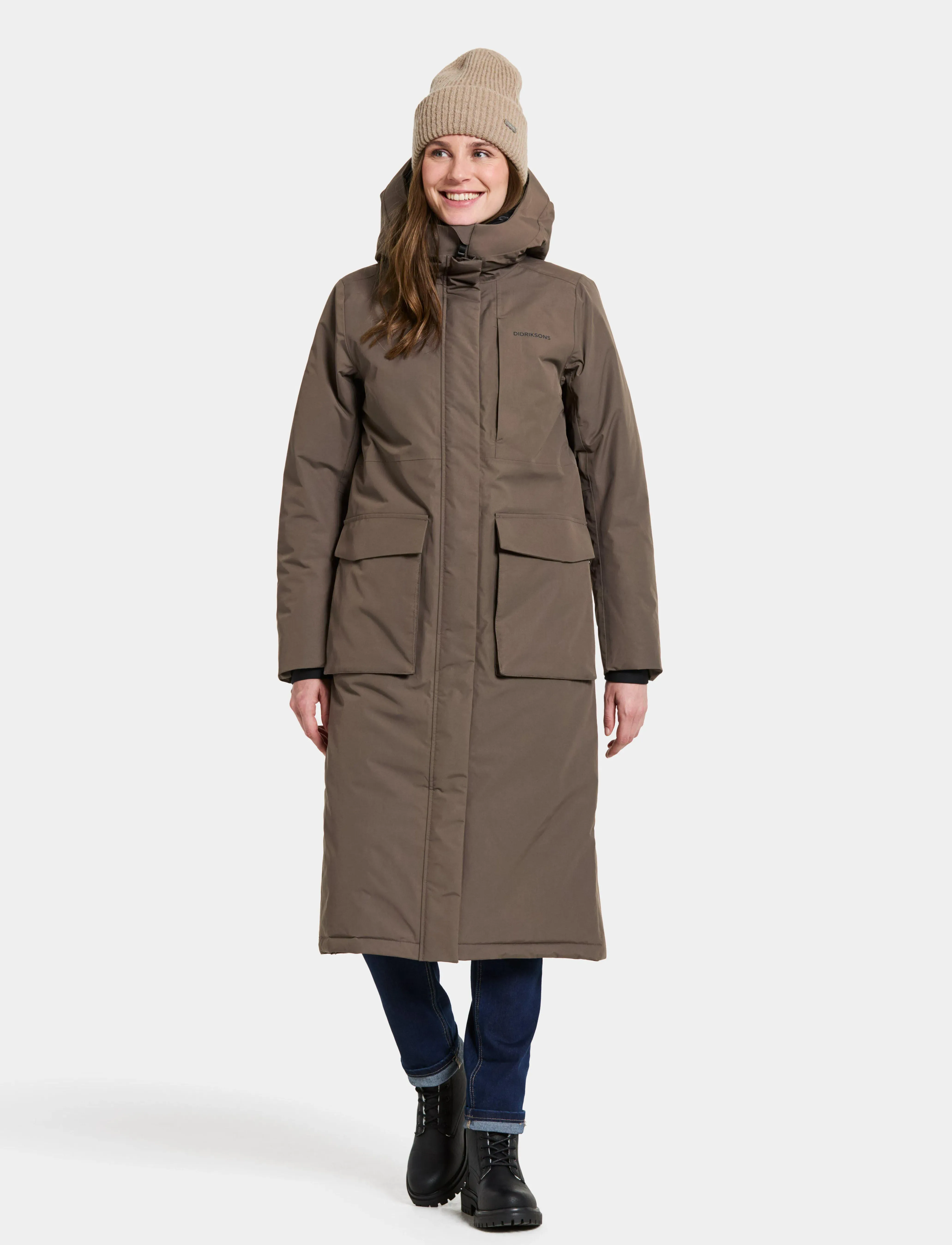 Didriksons - LEYA WNS PARKA L 4 - Úlpur - mocha brown - 3