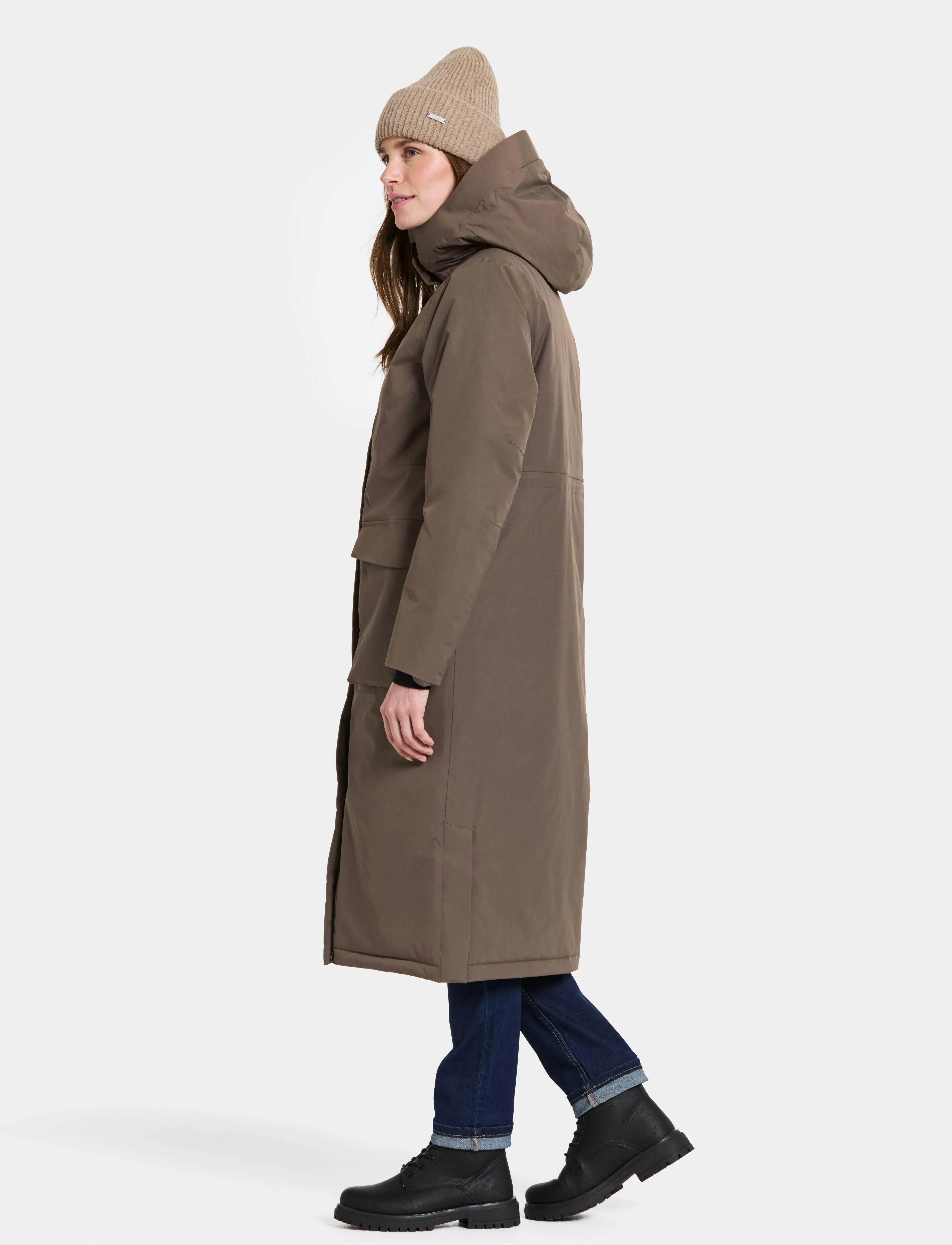 Didriksons - LEYA WNS PARKA L 4 - Úlpur - mocha brown - 5