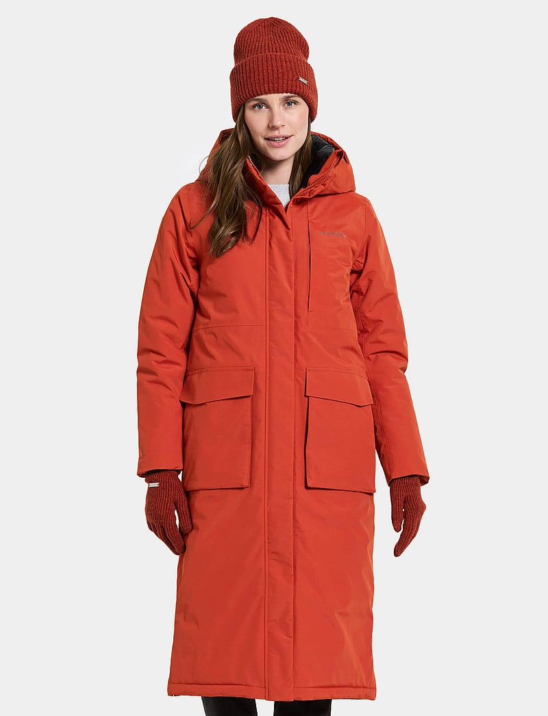 Didriksons - LEYA WNS PARKA L 4 - parkaser - rust - 0