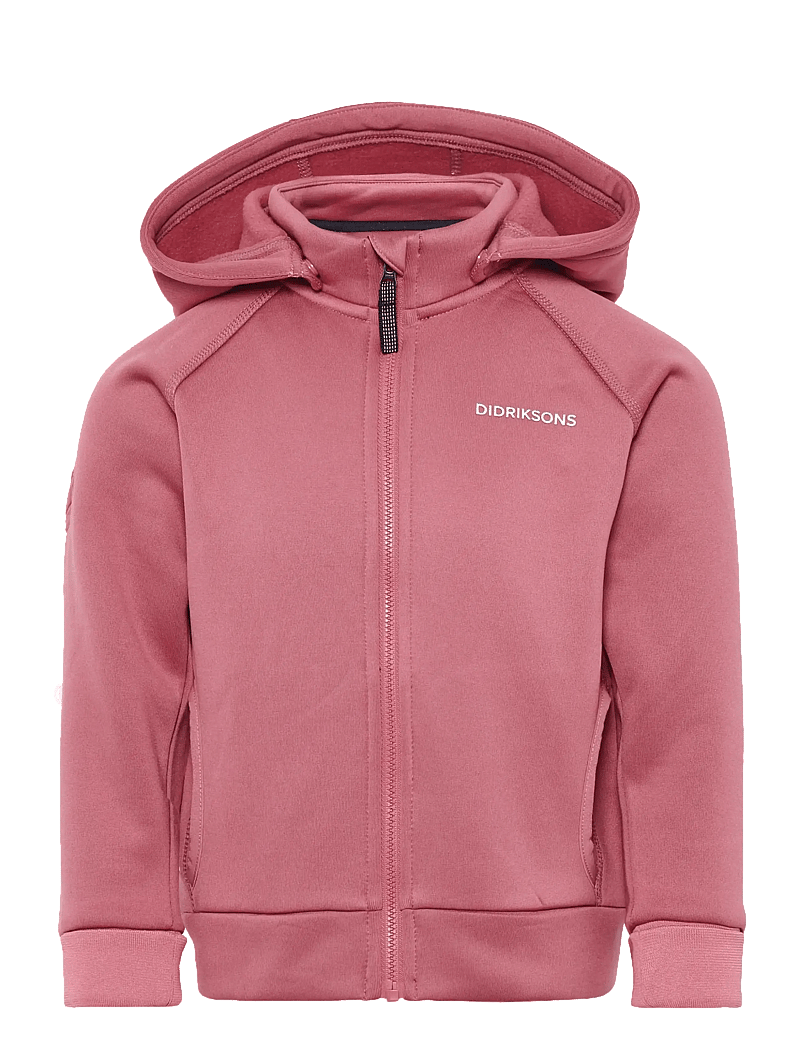 Didriksons - SILJAN KIDS FZ - huvtröjor - heather pink - 1