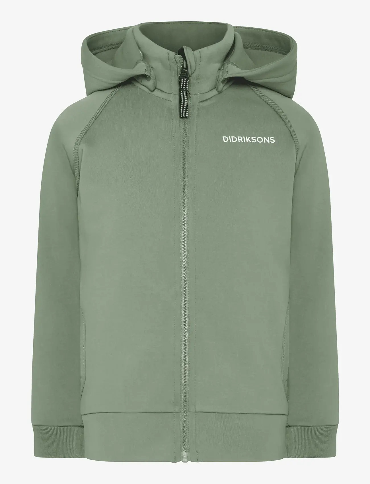 Didriksons - SILJAN KIDS FZ - hættetrøjer - light moss - 1