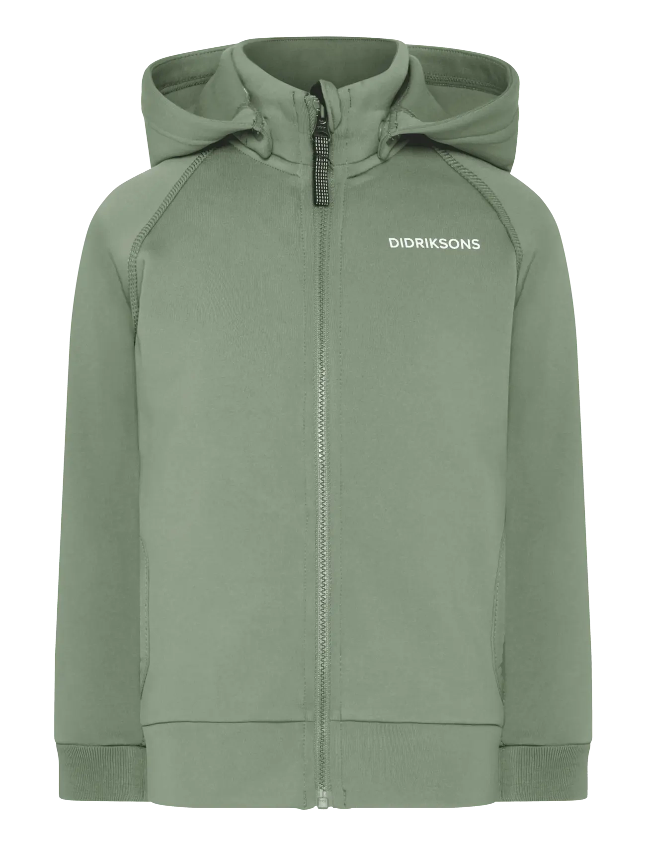 Didriksons SILJAN KIDS FZ - Kleidung - LIGHT MOSS / green