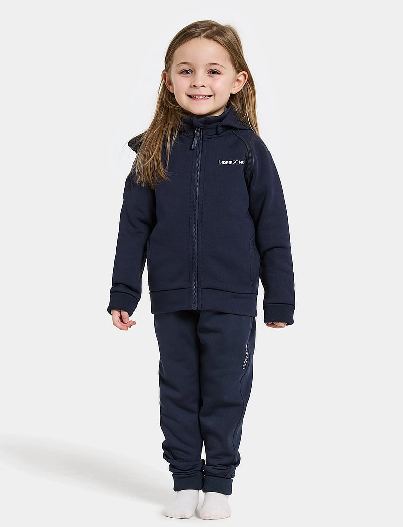Didriksons - SILJAN KIDS FZ - hættetrøjer - navy - 3