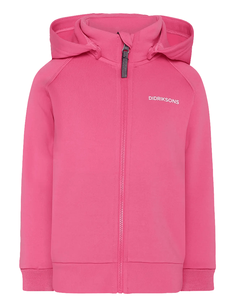 Didriksons - SILJAN KIDS FZ - huvtröjor - sweet pink - 1