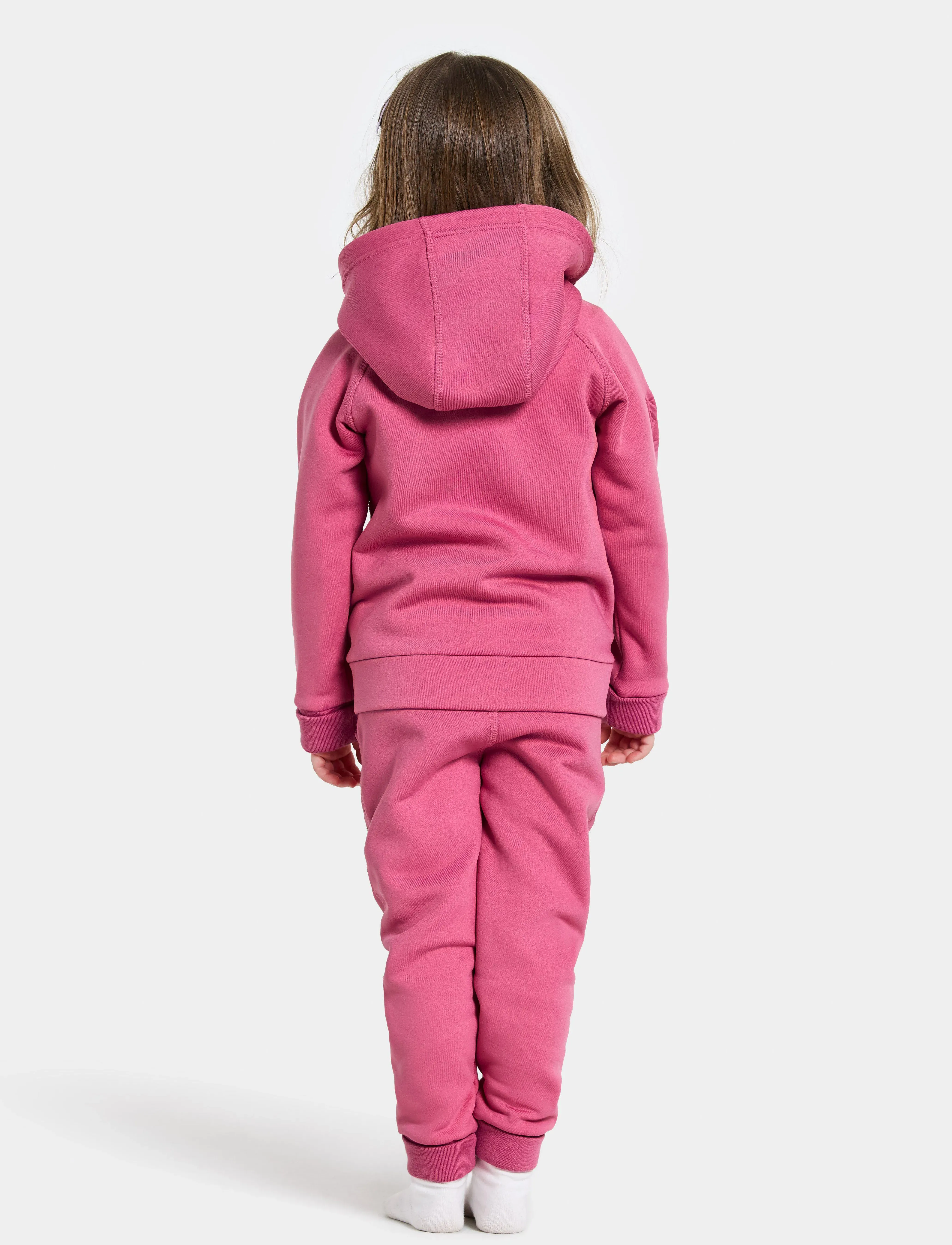 Didriksons - SILJAN KIDS FZ - kapuzenpullover - sweet pink - 4