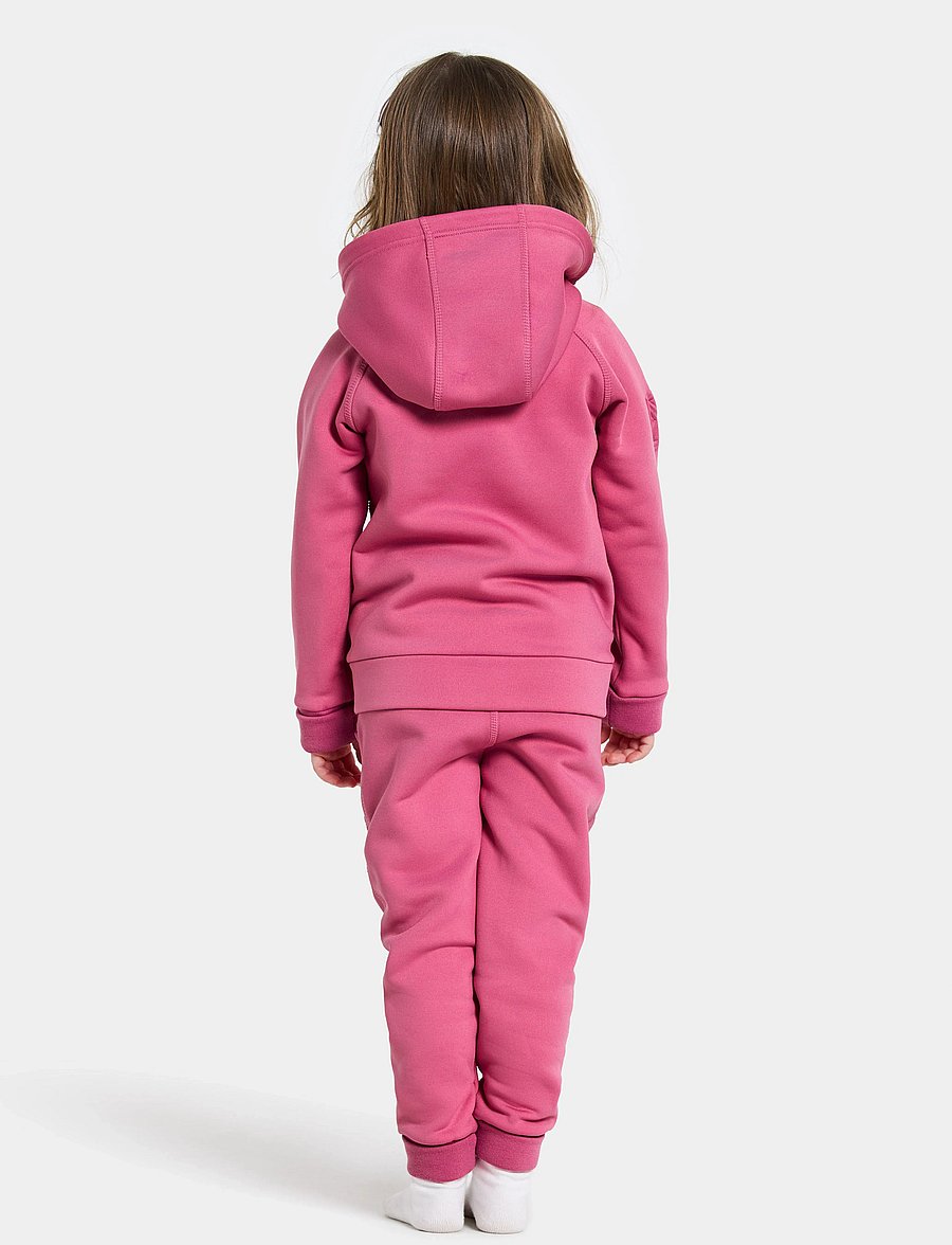 Didriksons - SILJAN KIDS FZ - kapuzenpullover - sweet pink - 4