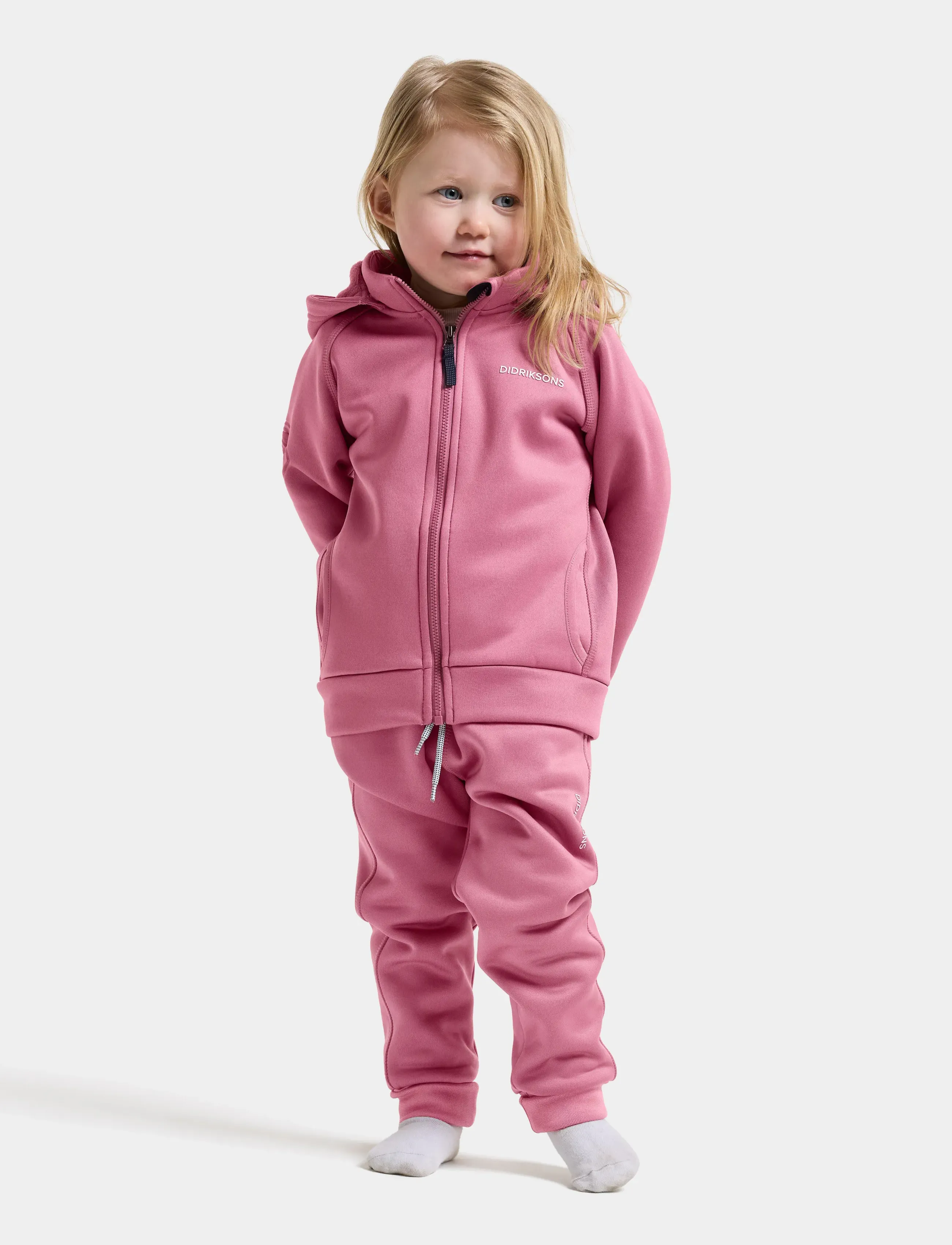 Didriksons Siljan Kids' Pants - Didriksons - HEATHER PINK / pink/rose