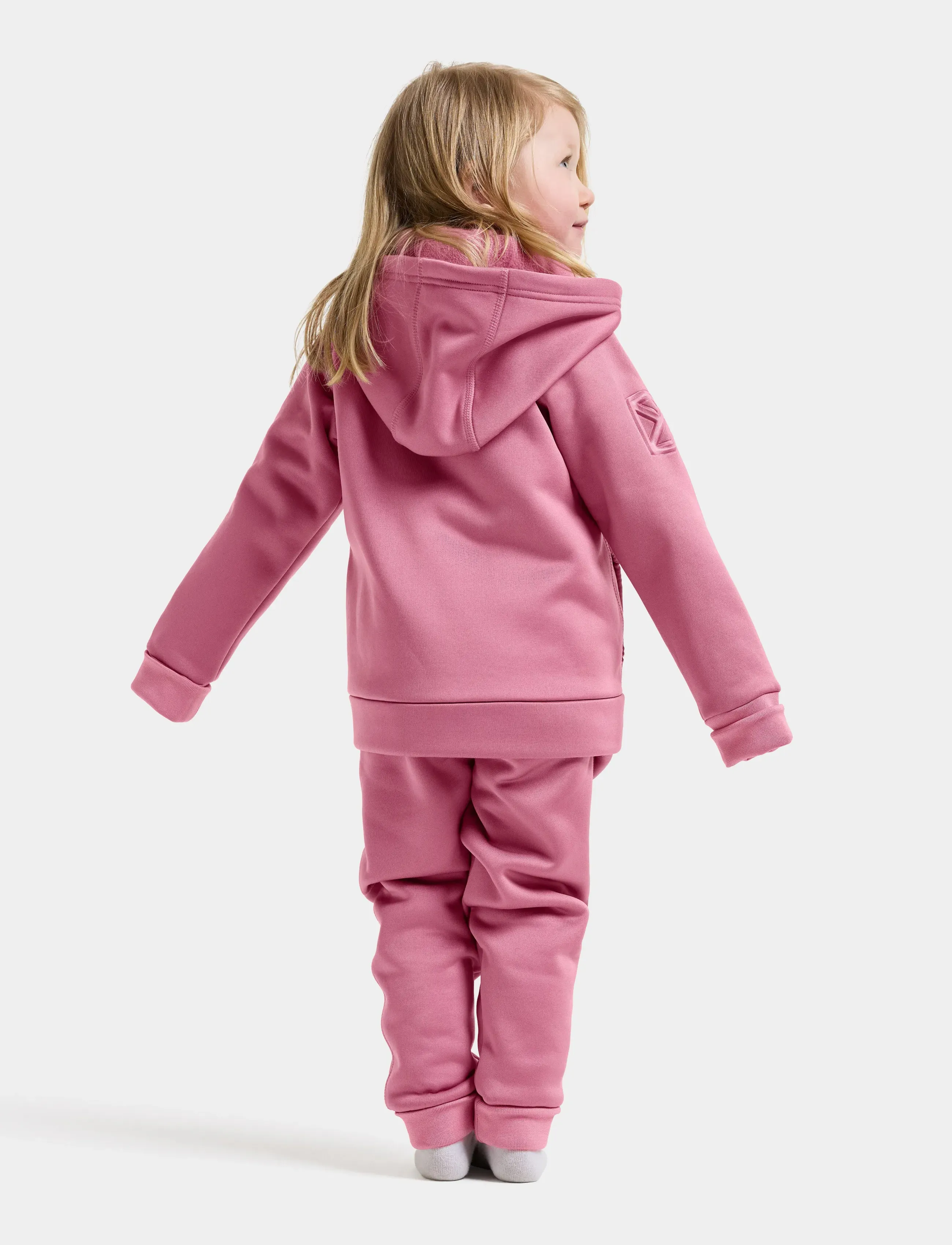 Didriksons - Siljan Kids' Pants - dressipüksid - heather pink - 3