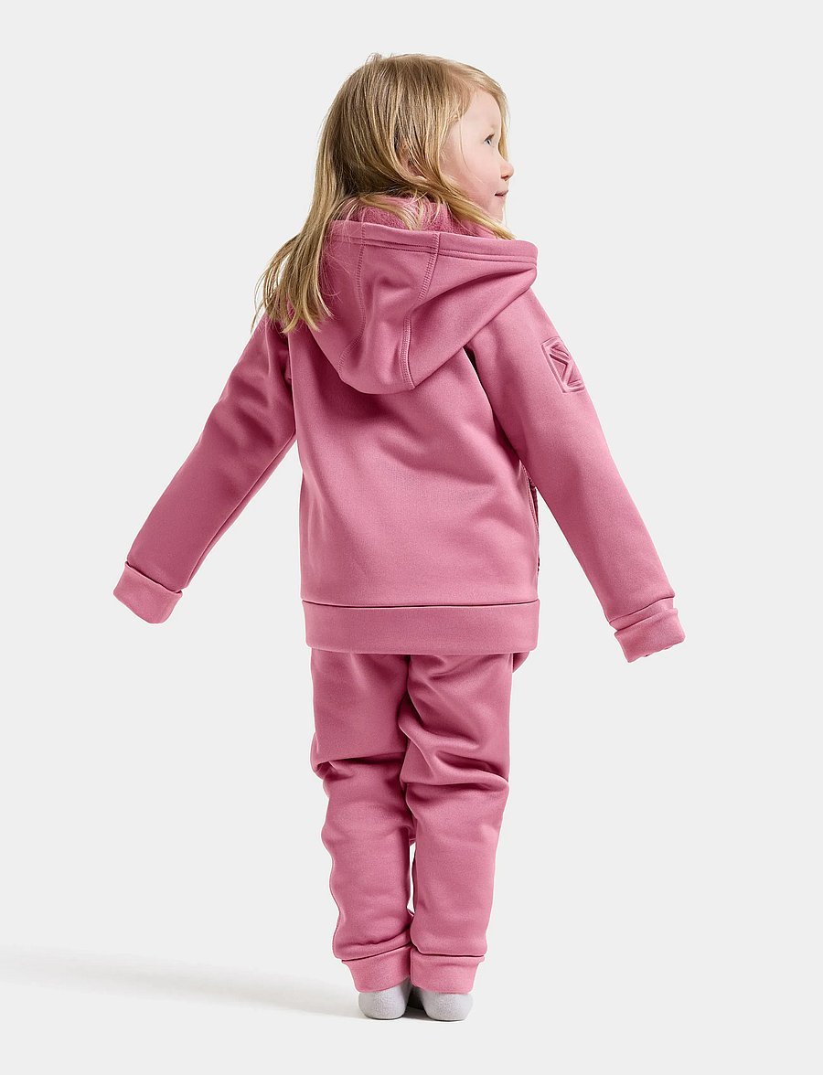 Didriksons - Siljan Kids' Pants - dressipüksid - heather pink - 3
