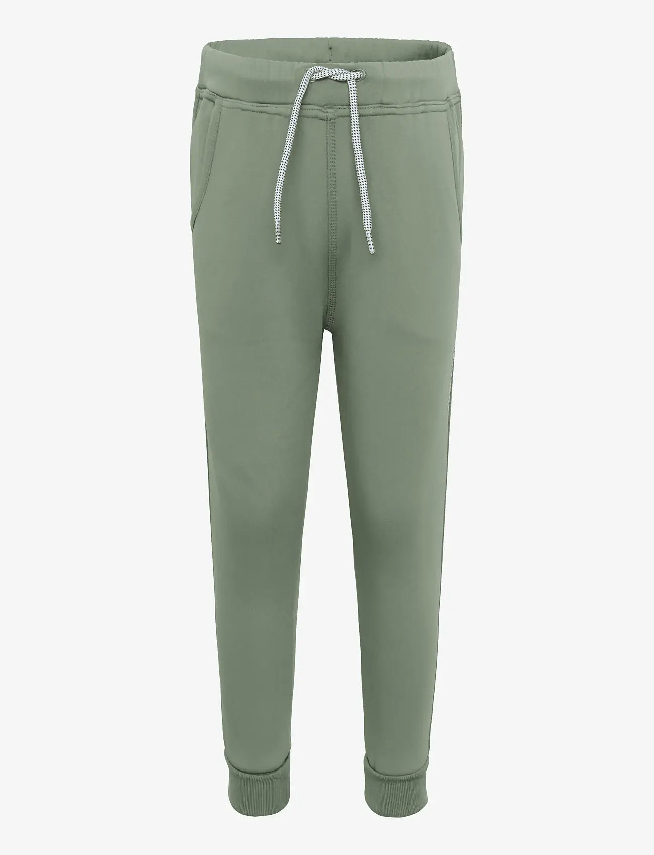 Didriksons - Siljan Kids' Pants - sweatpants - light moss - 1