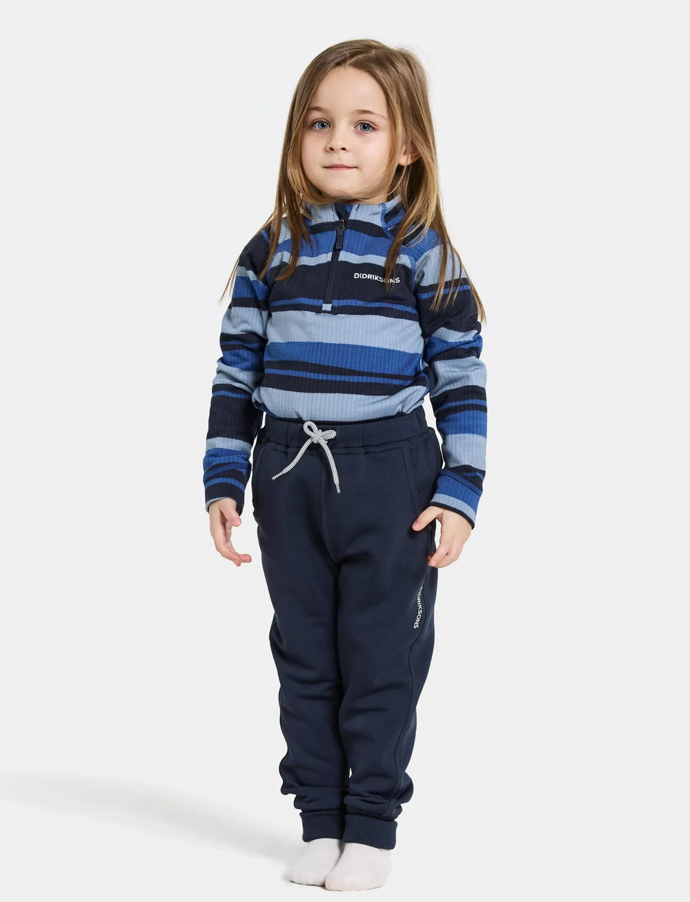 Didriksons - SILJAN KIDS PNT - spodnie dresowe - navy - 3