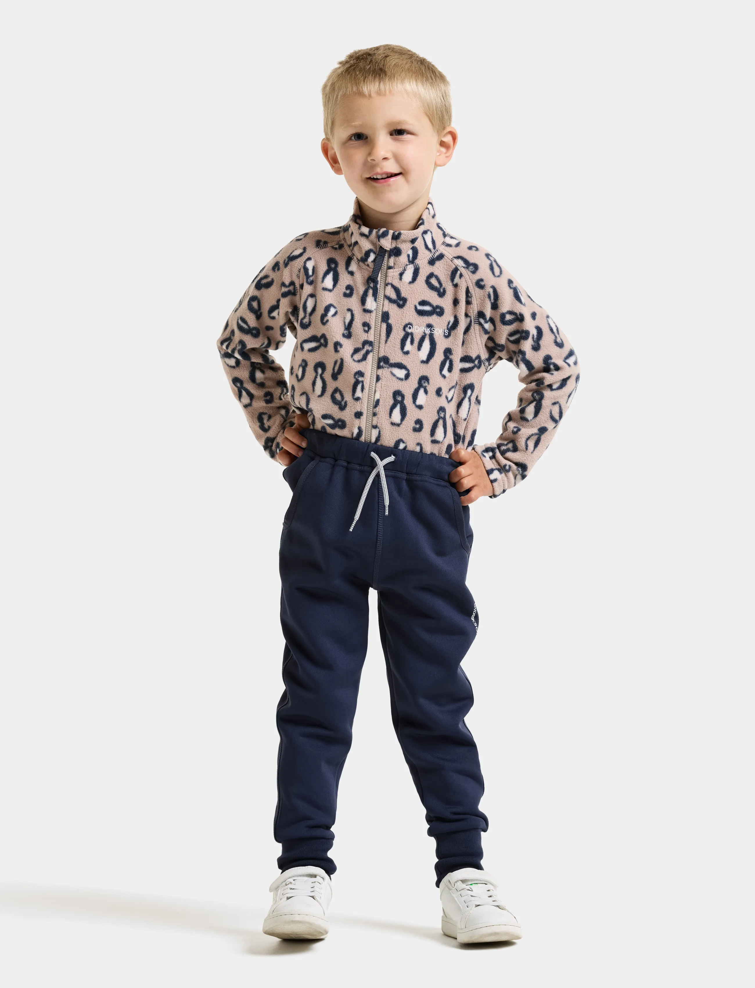 Didriksons - Siljan Kids' Pants - sweatpants - navy - 4