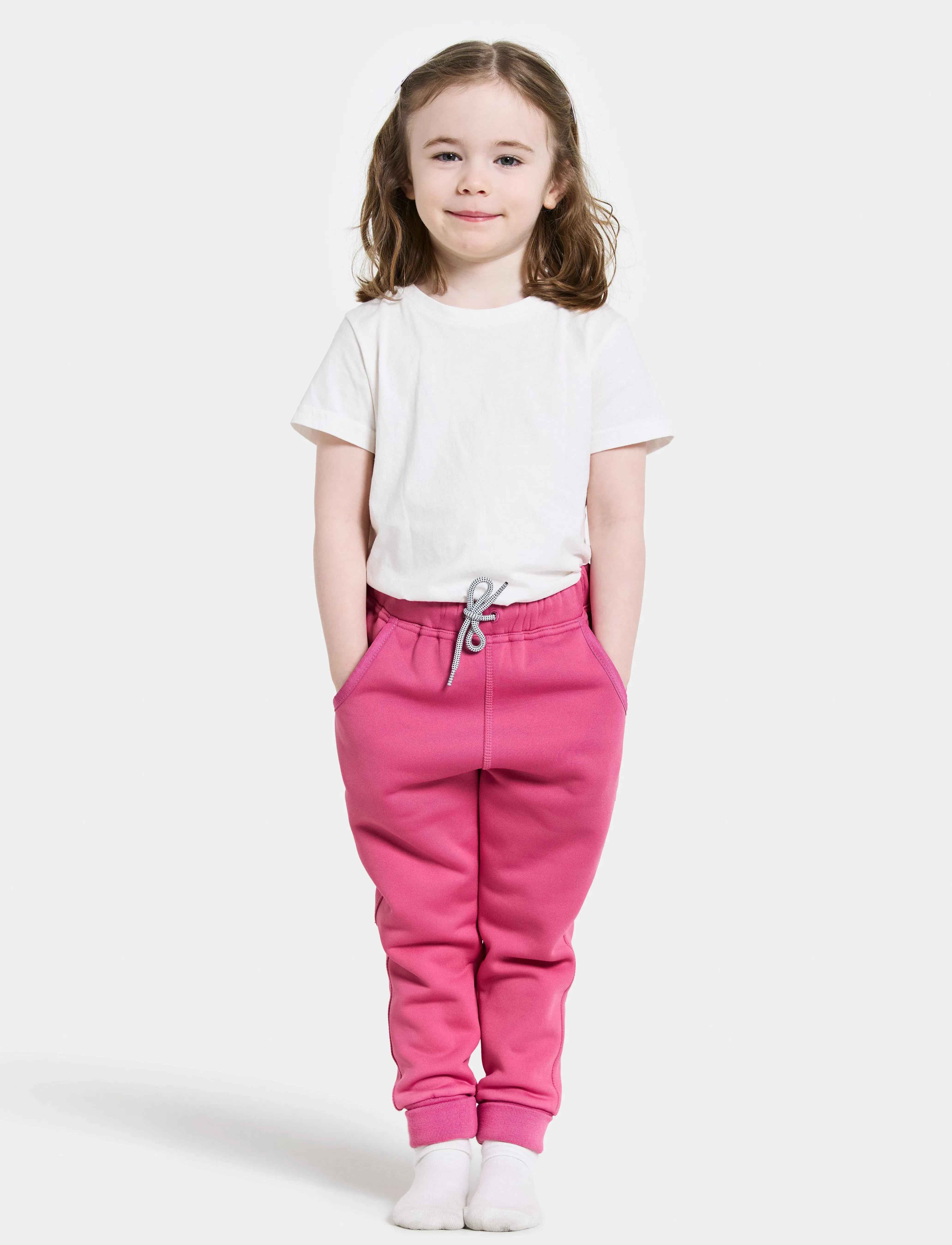 Didriksons - Siljan Kids' Pants - sweatpants - sweet pink - 3