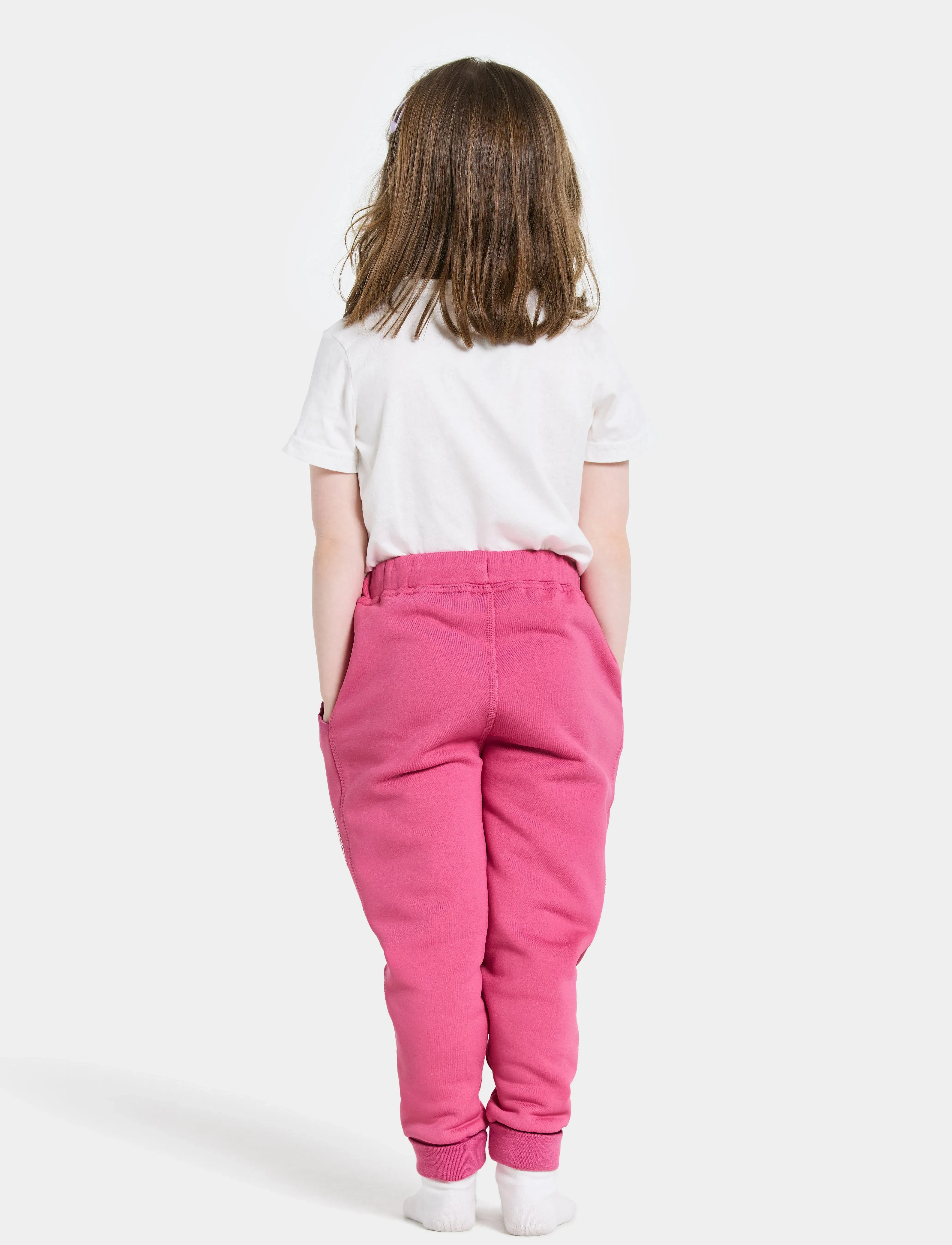 Didriksons - Siljan Kids' Pants - sweatpants - sweet pink - 4