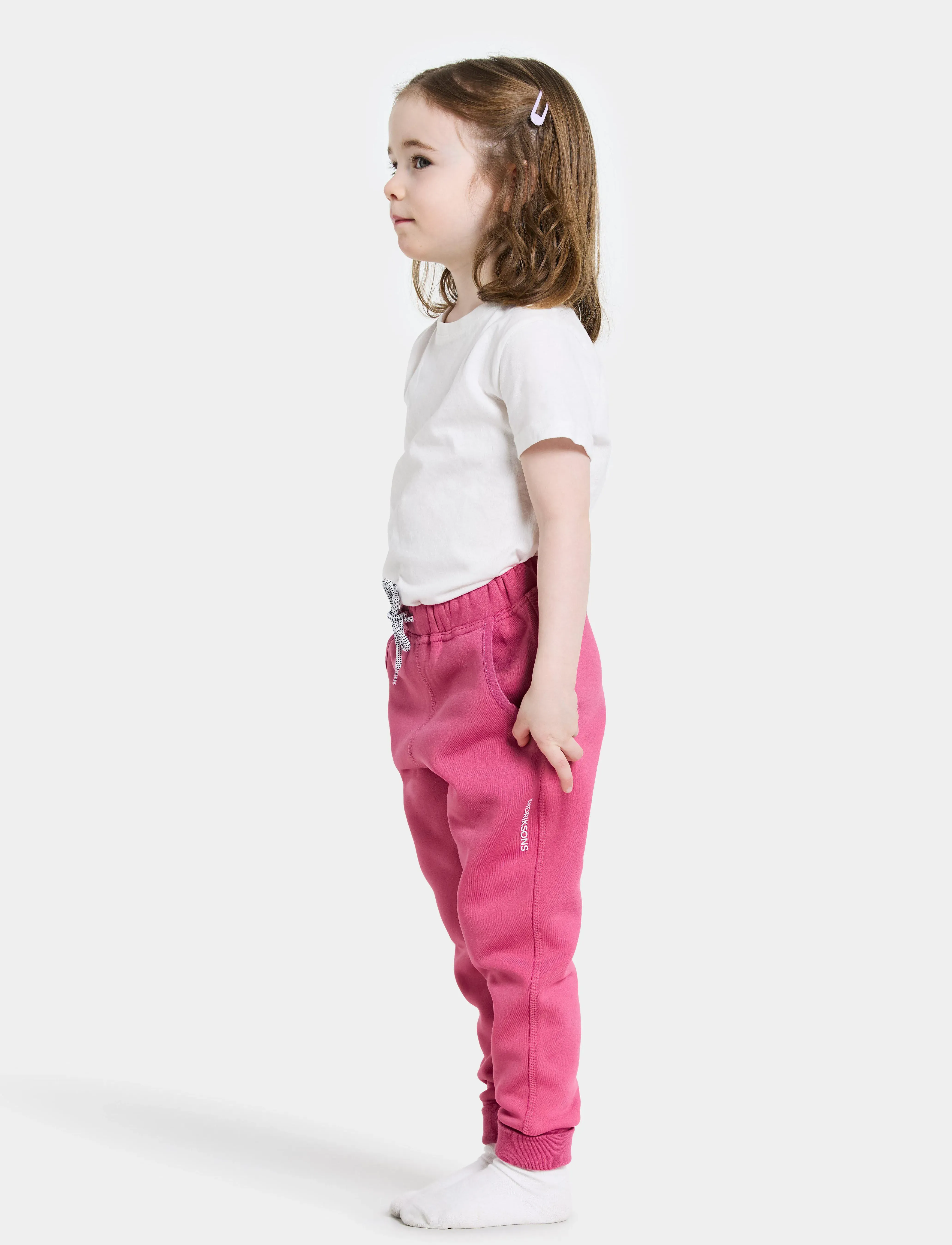 Didriksons - Siljan Kids' Pants - laveste priser - sweet pink - 5
