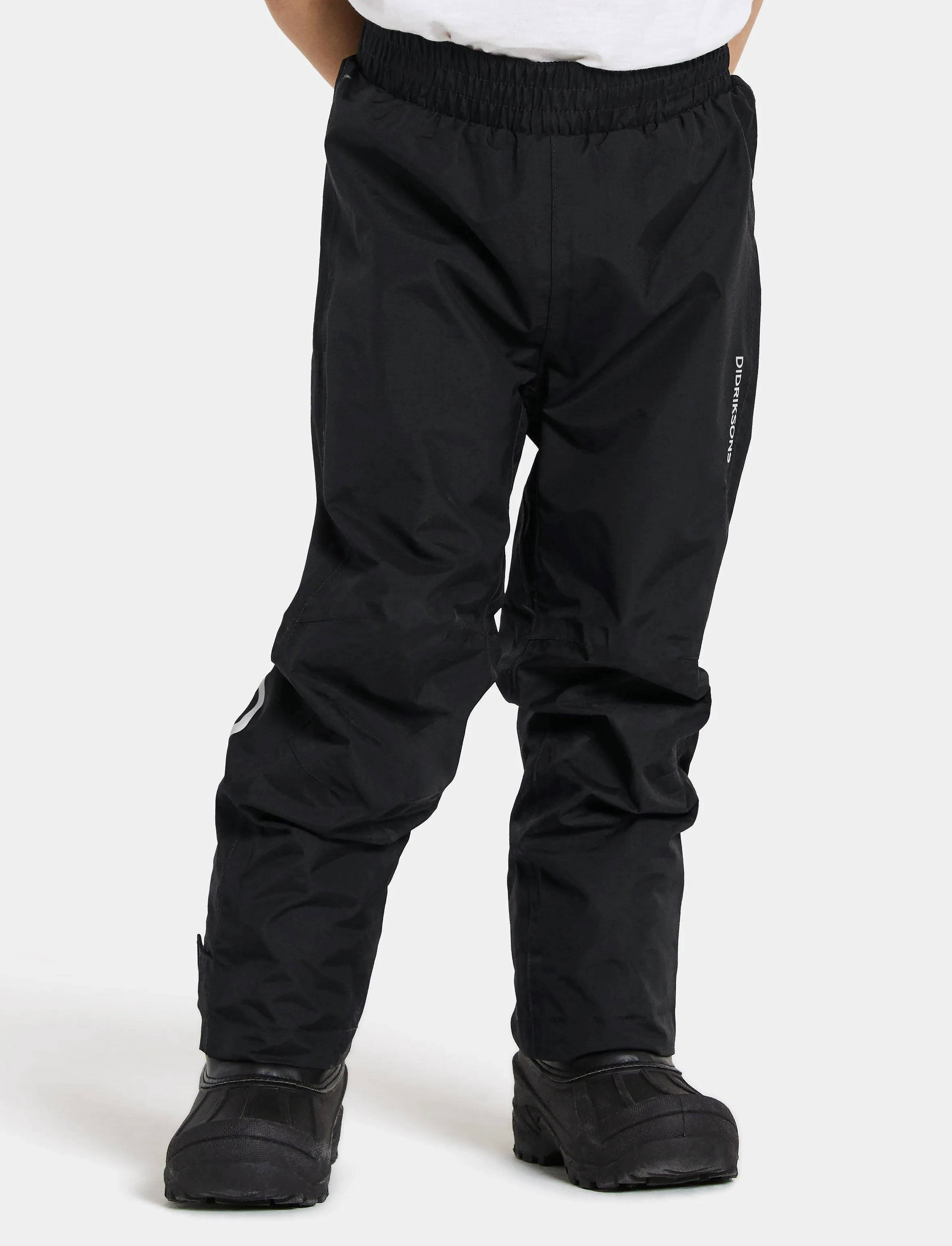 Didriksons - AVAN KIDS PANTS - lietus bikses - black - 2