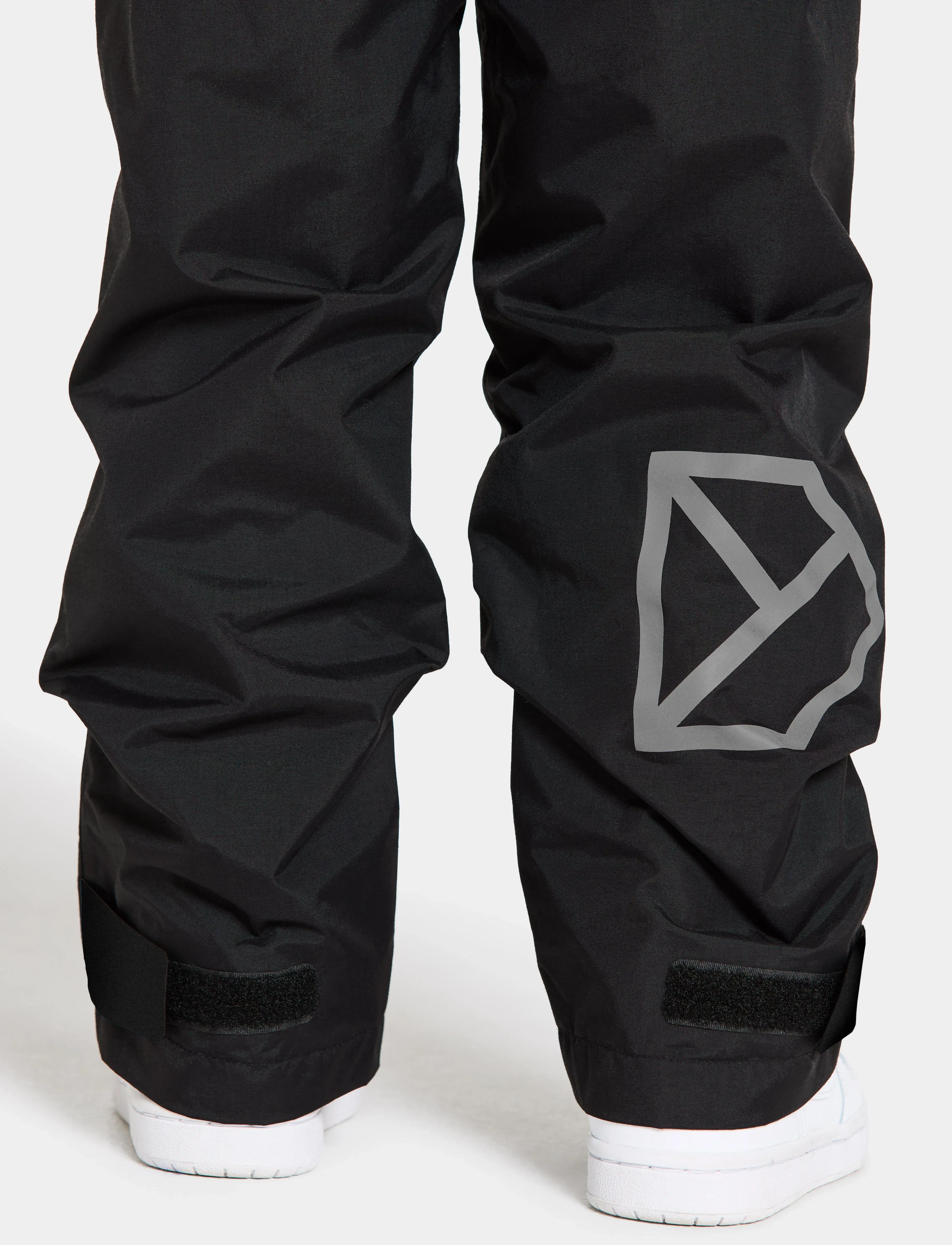 Didriksons - AVAN KIDS PANTS - lietus bikses - black - 4
