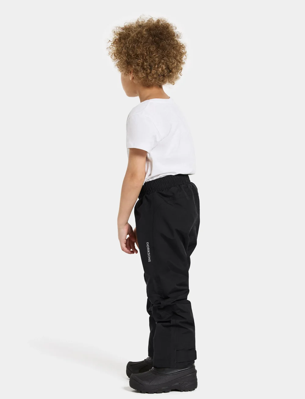 Didriksons - AVAN KIDS PANTS - tuule- ja veekindlad püksid - black - 5