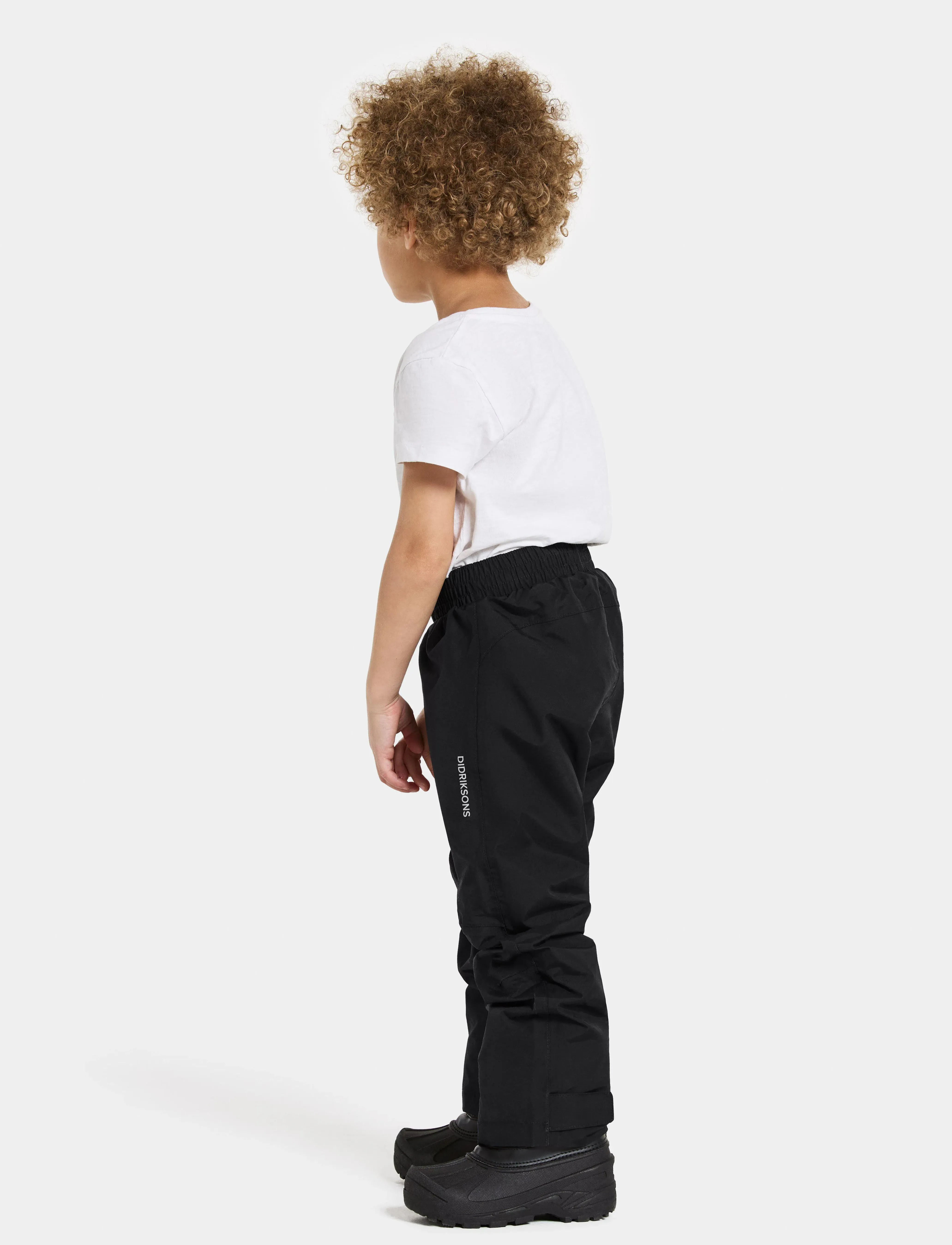 Didriksons - AVAN KIDS PANTS - lietus bikses - black - 5