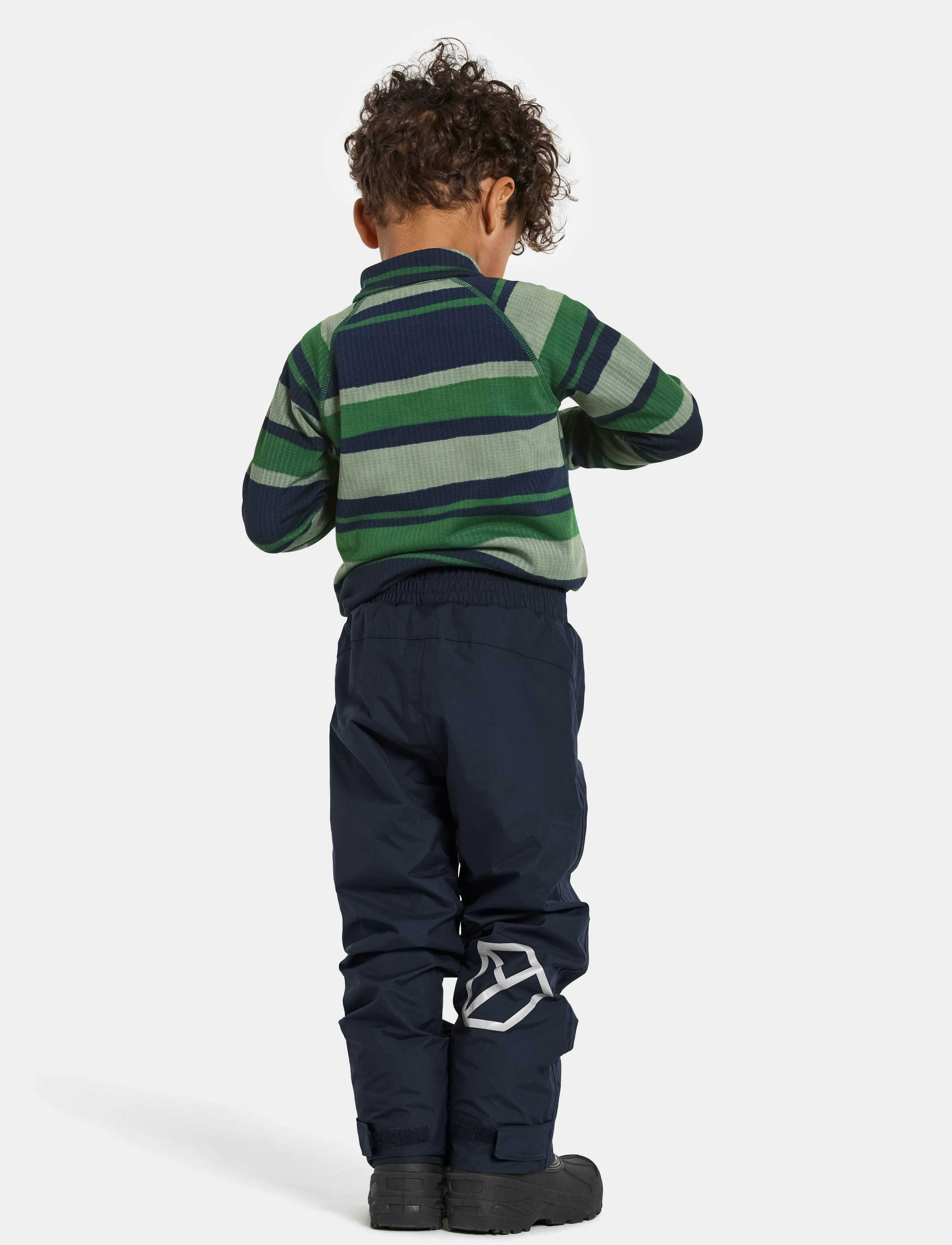 Didriksons - AVAN KIDS PANTS - bukser - navy - 4