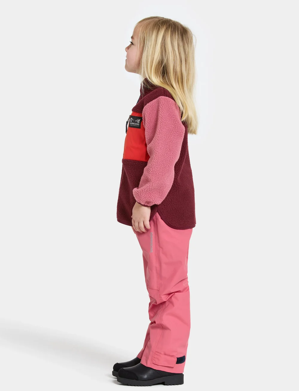 Didriksons - ANTEN KIDS FULLZIP - sweatshirts - anemon red - 5