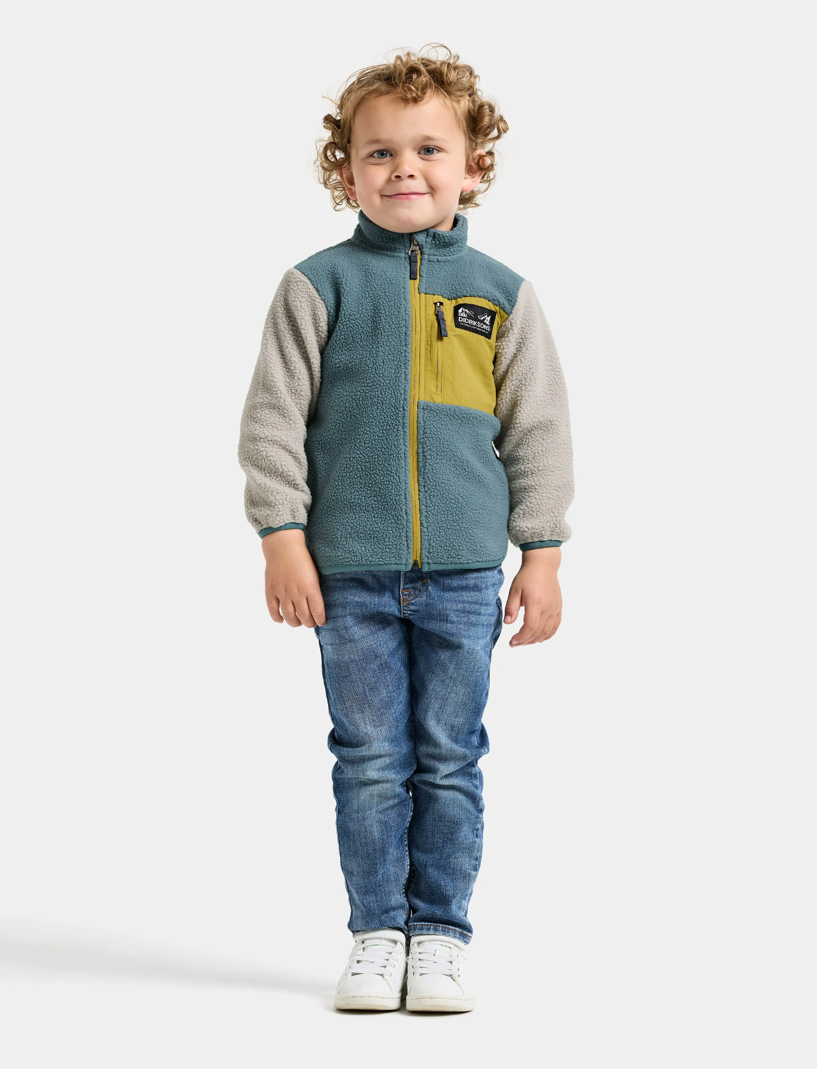 Didriksons - ANTEN KIDS FULLZIP - isolerte jakker - factory blue - 3