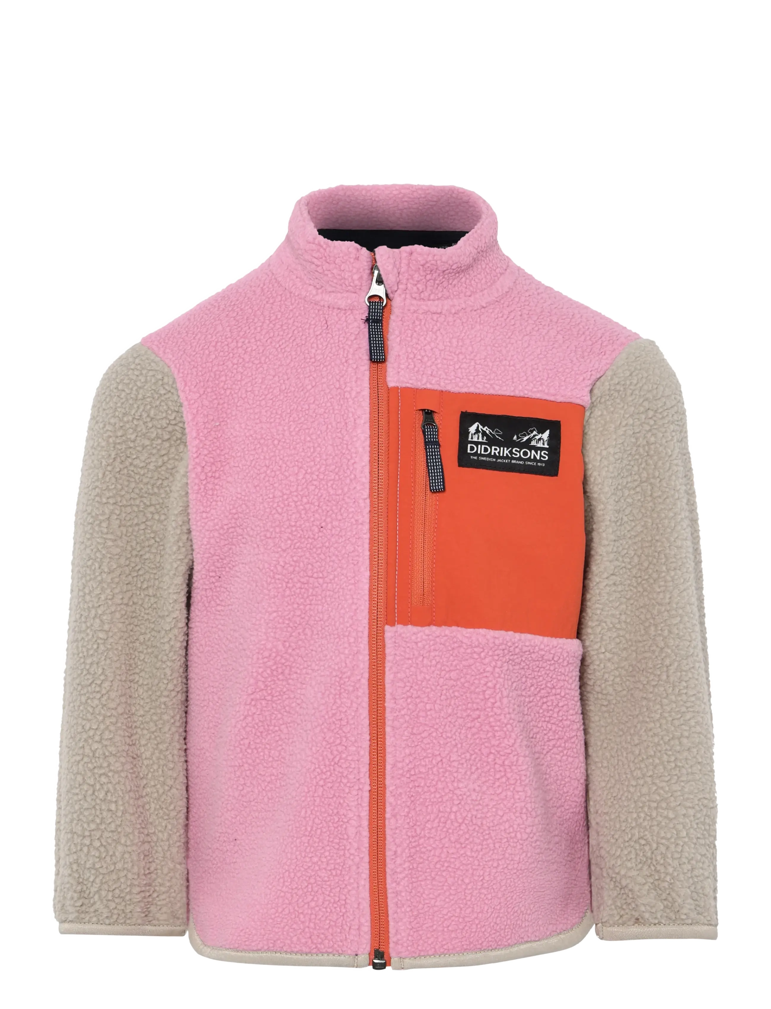 Didriksons ANTEN KIDS FULLZIP - Fleecejacke - LIGHT HEATHER PINK / pink/rose