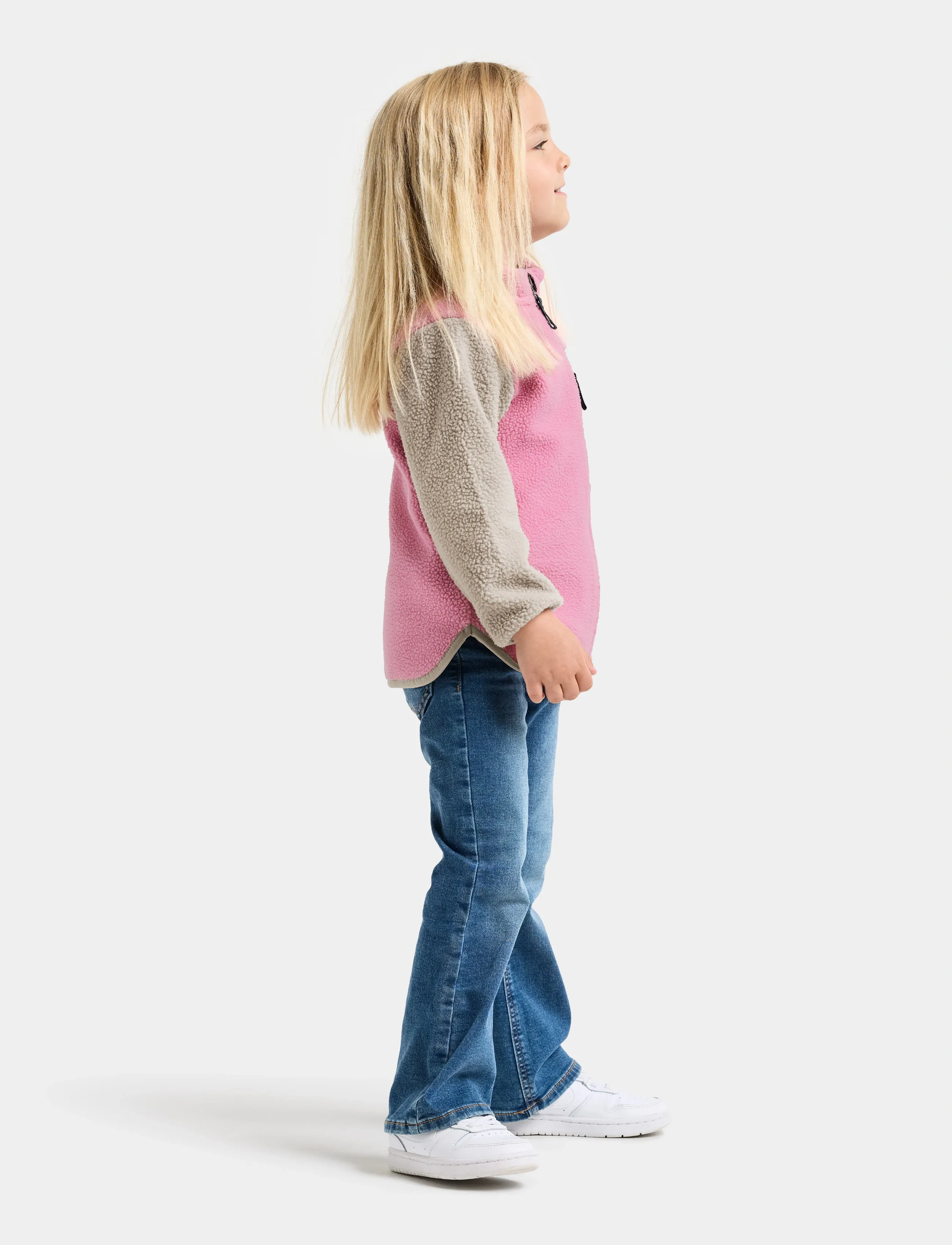 Didriksons - ANTEN KIDS FULLZIP - isolerade jackor - light heather pink - 4